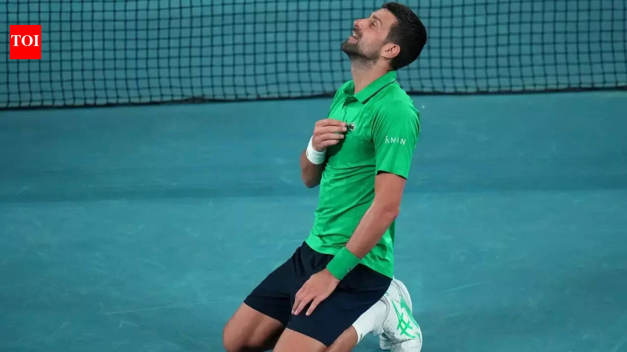 6-3, 3-6, 6-4, 4-6, 4-6 Djokovic: Novak stares at history after beating Jannik Sinner in Australian Open semi-final | Tennis News