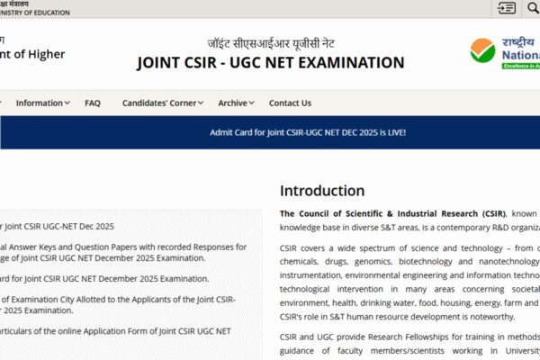 CSIR NET 2025 final answer key out: Direct link here, result expected shortly