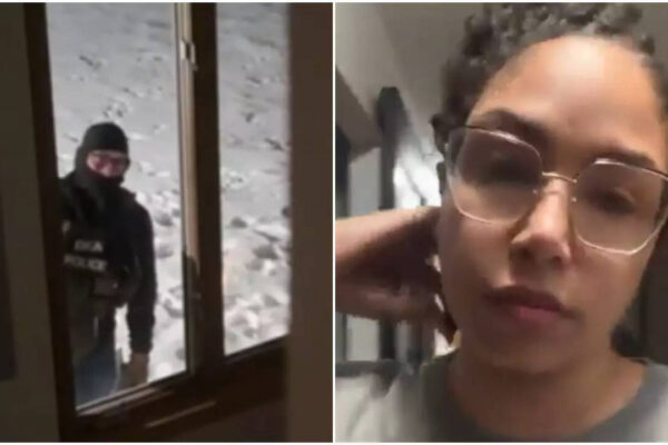 ‘Agents are at my door’: Journalist Georgia Fort films moments before being arrested over anti-ICE protest coverage