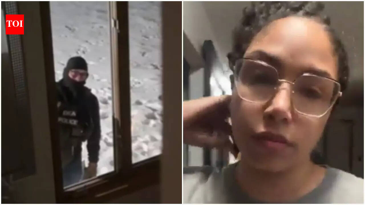 ‘Agents are at my door’: Journalist Georgia Fort films moments before being arrested over anti-ICE protest coverage