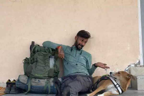 “She wanted to be by my side.”  Dog walks 15000 km with 28-year old man and won’t leave him for anything in this world