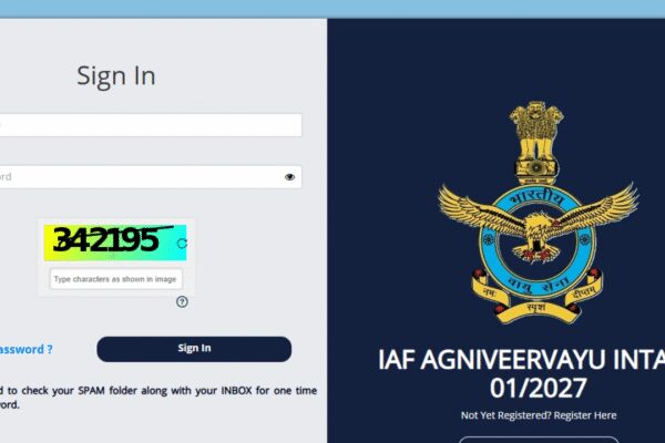 IAF Agniveervayu intake 01/2027 registration ends tomorrow: Direct link to apply here