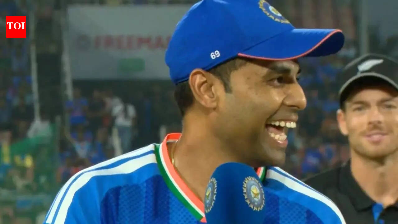 ‘Oh my god’: India captain Suryakumar Yadav goes viral after tricking crowd over Sanju Samson – Watch | Cricket News