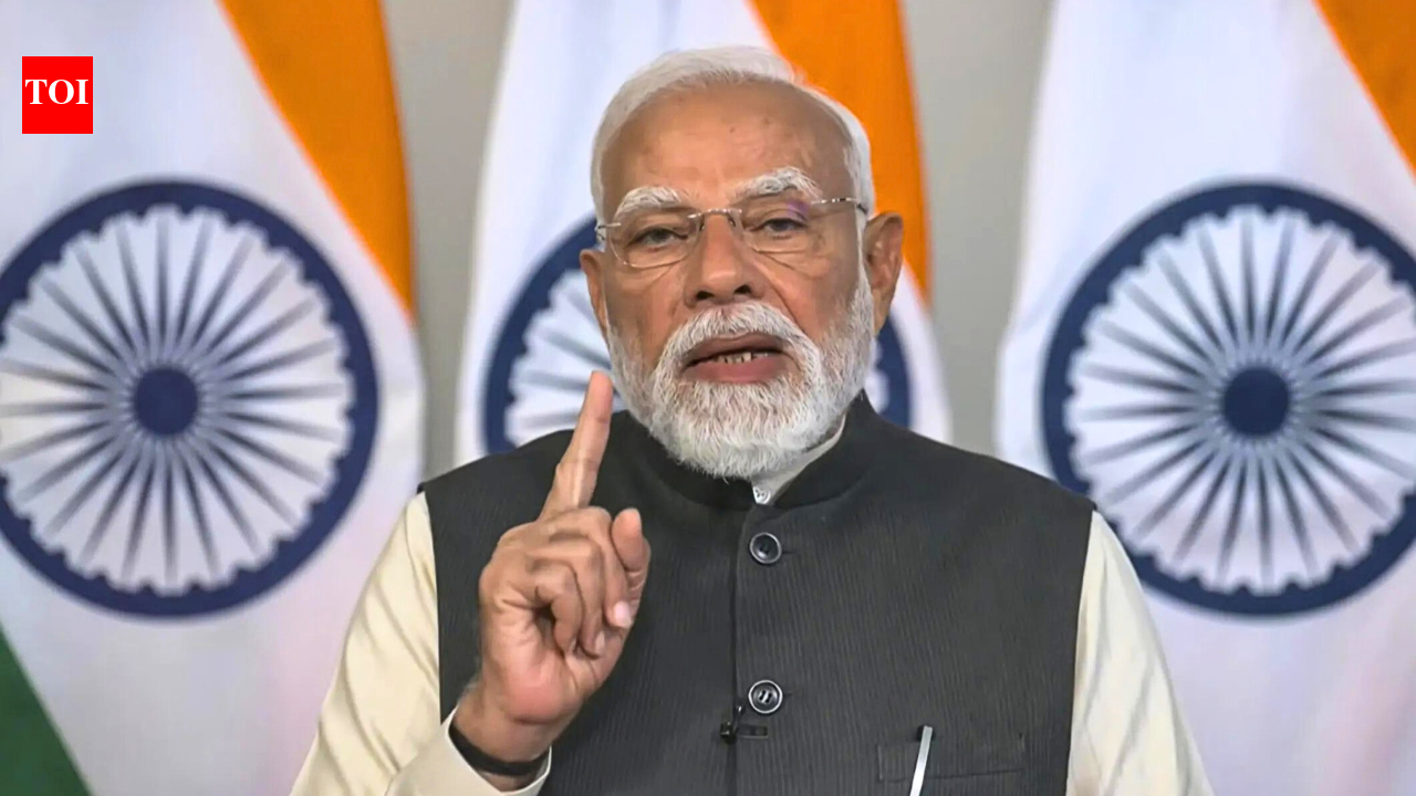 PM Modi (PTI photo) NEW DELHI: Prime Minister Narendra Modi on Sunday hailed the Union Budget 2026 as “historic”, saying it charts a clear roadmap towards achieving the goal of a Viksit Bharat by 2047 and gives fresh momentum to India’s reform journey. He also highlighted the recently signed “mother of all deals” between India and EU in his address.Praising finance minister Nirmala Sitharaman for presenting the Budget, PM Modi said it symbolised women’s empowerment, noting that Sitharaman has created a record by presenting the Union Budget for the ninth consecutive time.“Today’s budget is historic. It reflects the strong empowerment of the nation’s women power. As a woman Finance Minister, Nirmala ji has created a new record by presenting the country’s budget for the ninth consecutive time. Budget 2026Budget 2026 Live Updates: Govt sets capital expenditure target for FY27 at Rs 12.2 lakh croreUnion Budget 2026-27: What gets cheaper, what gets costlierLatest income tax slabs FY 2026-27: What are the income tax slabs, rates under new and old tax regime after Budget 2026? Check full details & FAQsThis budget is a highway of immense opportunities. It turns today’s aspirations into reality and strengthens the foundation of India’s bright future,” the Prime Minister said.Describing the Budget as a key step towards long-term national goals, Modi added, “This budget is a strong foundation for our high flight toward a developed India by 2047. Friends, the reform express on which India is riding today will gain new energy and new momentum from this budget.”He said India’s ambitions go beyond being the world’s fastest-growing economy. “…The 140 crore citizens of India are not satisfied with being the fastest-growing economy; we want to become the world’s third-largest economy as soon as possible,” Modi said.Referring to global engagement, the Prime Minister said India has signed the “mother of all deals” with the European Union, aimed at maximising benefits for the country’s youth and small and medium industries. He said the Budget presents an ambitious roadmap to accelerate the Make in India and Atmanirbhar Bharat initiatives.Highlighting key proposals, PM Modi said measures such as the Bio-Pharma Shakti Mission, Semiconductor Mission 2.0, the Electronics Component Manufacturing Scheme, the creation of a Rare Earth Corridor, emphasis on critical minerals, new schemes for the textile sector, promotion of high-tech toy manufacturing, and the development of champion MSMEs are future-oriented steps that address both present and long-term needs.“I believe the support our budget provides to MSMEs and small industries will give them the strength to grow from local to global,” he said, adding that the government has taken major steps to strengthen infrastructure. These include expanding dedicated freight corridors, developing high-speed rail, focusing on Tier-2 and Tier-3 cities, and promoting municipal bonds to give cities a stronger economic base.Earlier in the day, finance minister Sitharaman presented the Union Budget for the 2026–27 financial year in the Lok Sabha, marking her ninth consecutive Budget presentation.About the AuthorTOI News DeskThe TOI News Desk comprises a dedicated and tireless team of journalists who operate around the clock to deliver the most current and comprehensive news and updates to the readers of The Times of India worldwide. With an unwavering commitment to excellence in journalism, our team is at the forefront of gathering, verifying, and presenting breaking news, in-depth analysis, and insightful reports on a wide range of topics. The TOI News Desk is your trusted source for staying informed and connected to the ever-evolving global landscape, ensuring that our readers are equipped with the latest developments that matter most.”Read MoreEnd of ArticleFollow Us On Social MediaPhotostoriesNo one Killed Jessica’, ‘Mrs. Chatterjee vs Norway’, ‘Veer-Zaara’: 5 fearless roles that prove Rani Mukerji is Bollywood’s ultimate Mardani!Union Budget 2026: From coconut to chocolate, things which have got attention in this year’s budget and whyTaylor Swift’s 7 most expensive possessionsCJ Roy death case: What remains unclear as the probe continues7 most memorable Grammy moments to rewind before the 2026 awardsBudget-friendly destinations in 2026: 8 Indian places that should be on every traveller’s wish list this yearBudget 2026: Nirmala Sitharaman wears a purple saree rooted in the 1,400-year-old weaving legacy of the Pallava dynastyUnion Budget 2026: 7 high-speed rail corridors announced, including Mumbai-Pune, Hyderabad-Bengaluru; check full listNavi Mumbai airport goes 24/7: Inside the quiet shift to round-the-clock opsRam Charan and Upasana Konidela welcome twins: A look at South Indian film stars who became parents recently123Hot PicksBudget highlights 2026Budget Income Tax SlabUnion Budget 2026February 2026 bank changesIncome Tax CalculatorPublic holidays February 2026Bank Holidays februaryTop TrendingNirmala Sitharaman SareeMany Pacquiao vs Conor Height DifferenceBengaluru Worker Dead NewsMLB Trade RumorsDwyane Wade WifeSnowboarder Ryan Wedding CaseUnion Budget Speech LiveStock Market BudgetUnion Budget SpeechGold Silver Rate Today