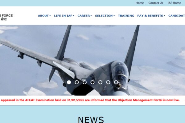 AFCAT 1 answer key, response sheet 2026 released at afcat.edcil.co.in: Direct link to download here