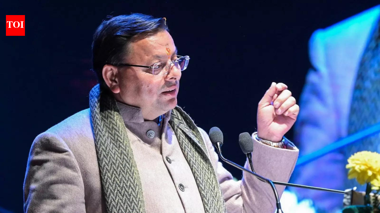 Photo credit: ANI NEW DELHI: Uttarakhand chief minister Pushkar Singh Dhami lauded the Union Budget 2026-27, calling it the “Budget for Developed India-2047.”Dhami highlighted Prime Minister Narendra Modi’s leadership and said the budget reflects today’s needs and the vision for the future. “The all-encompassing budget for Developed India-2047. Under the visionary leadership of the esteemed Prime Minister Shri @narendramodi ji, who is propelling the nation toward self-reliance, prosperity, and global leadership, the Union Budget 2026-27 presented by the Honorable Union Finance Minister Smt. @nsitharaman ji is not merely an economic document, but a powerful manifesto of the resolve for a developed India.Budget 2026’Nothing for common man, Bengal’: Mamata slams Centre’s ‘Humpty Dumpty’ budgetUnion Budget 2026-27: What gets cheaper, what gets costlierLatest income tax slabs FY 2026-27: What are the income tax slabs, rates under new and old tax regime after Budget 2026? Check full details & FAQs It clearly reflects not only the needs of today but also the vision for the coming decades,” the Uttarakhand CM wrote in a post on X. Dhami noted that the budget provides opportunities to every section of society, ensuring their upliftment and said that it will “strengthen social balance and inclusive development.””This budget has been crafted with India’s farmers, youth, women power, and deprived sections at its center. It expands opportunities, instills confidence in self-reliance, and includes concrete plans for the upliftment of every section. Provisions made in areas such as defense, agriculture, infrastructure, education, health, women’s empowerment, tourism, and innovation will not only accelerate the country’s economic momentum but also strengthen social balance and inclusive development,” he added. The finance minister in the Union Budget announced the plans to develop ecologically sustainable trekking trails in Uttarakhand, Himachal Pradesh, and Jammu & Kashmir. Dhami praised it as a “farsighted initiative,” stating that it will help locals, create employment opportunities, and boost tourism in the hilly areas. “The announcement in this budget for the development of trekking trails in Uttarakhand, Himachal Pradesh, and Jammu & Kashmir is a farsighted initiative. This will bolster local livelihoods in the hilly regions, create new employment opportunities for youth and local people, and open new doors for tourism,” Dhami wrote. He concluded the post, saying the budget will have a positive impact on both citizens and the national economy. “Undoubtedly, this budget is a decisive step toward realising the resolve of ‘Developed India @ 2047′, which has the potential to transform the country into an economic superpower while bringing positive change to the lives of every citizen,” the post noted. Finance minister Nirmala Sitharaman on Sunday presented the Union Budget 2026-27 in Lok Sabha, her ninth consecutive Union Budget. End of ArticleFollow Us On Social MediaVideosBudget 2026 Overview: What Citizens And Businesses Should KnowBudget 2026 Sets Long-Term Direction For India’s Economic Growth: KidwaiGrowth Momentum Will Continue Says FM Sitharaman As Budget 2026 Bets On Tech Cities And Reforms“All Talk, No Solutions” Oppn Slams Centre Over Economy, JobsUnion Budget 2026: FM Sitharaman Announces Key Customs Duty Relief Across Key SectorsPM Modi Calls Budget 2026 Historic As Reforms Empower Youth Women And India’s Growth Push’Nothing For Bengal’: Mamata Banerjee Attacks ‘Humpty Dumpty’ Union Budget 2026 As Markets TumbleIn First Budget Since Sindoor, FM Sends Signal On Security As Defence Outlay Jumps To ₹7.85L CroreTax Holidays, Safe Harbour, Incentives: Budget 2026 Pushes Investment In India, Boosts IT SectorBudget 2026 Brings New Income Tax Act From April With No Slab Change But Major Compliance Reset123Photostories6 tips to bake a perfect cake in an air fryerUnion Budget 2026: Complete list of commodities that will get cheaper and costlier in the food and beverage industryUnion Budget 2026: 6 nuts that got attention of the government and whyRohit Shetty, Salman Khan, Rakesh Roshan: Bollywood celebs who faced gunshot incidentsNo one Killed Jessica’, ‘Mrs. Chatterjee vs Norway’, ‘Veer-Zaara’: 5 fearless roles that prove Rani Mukerji is Bollywood’s ultimate Mardani!Union Budget 2026: From coconut to chocolate, things which have got attention in this year’s budget and whyTaylor Swift’s 7 most expensive possessionsCJ Roy death case: What remains unclear as the probe continues7 most memorable Grammy moments to rewind before the 2026 awardsBudget-friendly destinations in 2026: 8 Indian places that should be on every traveller’s wish list this year123Hot PicksBudget highlights 2026Budget Income Tax SlabUnion Budget 2026February 2026 bank changesIncome Tax CalculatorPublic holidays February 2026Bank Holidays februaryTop TrendingNirmala Sitharaman SareeMany Pacquiao vs Conor Height DifferenceBengaluru Worker Dead NewsMLB Trade RumorsDwyane Wade WifeSnowboarder Ryan Wedding CaseUnion Budget Speech LiveStock Market BudgetUnion Budget SpeechGold Silver Rate Today