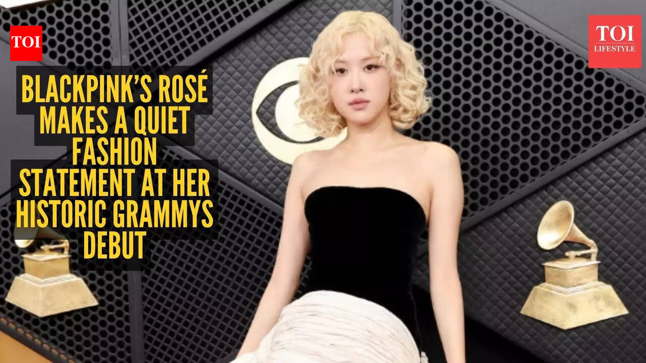 BLACKPINK’s Rosé steps into Grammys history in a classic black-and-white gown