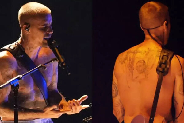 Justin Bieber tattoos wife Hailey Bieber portrait on back after Selena Gomez wrist tattoo – PICS