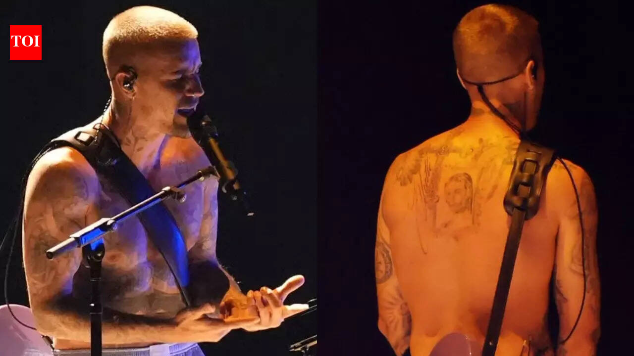 Justin Bieber tattoos wife Hailey Bieber portrait on back after Selena Gomez wrist tattoo – PICS