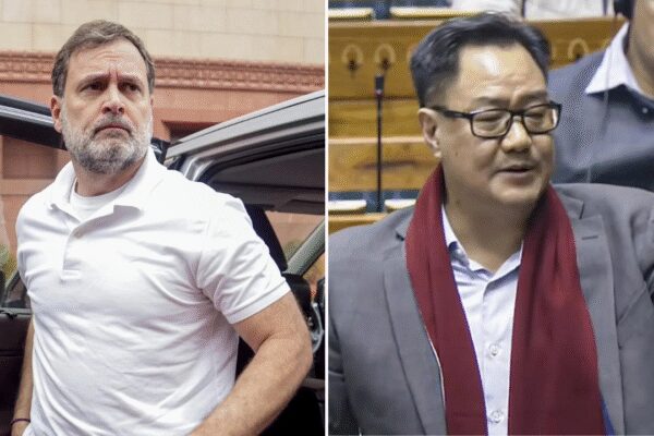 Rahul Gandhi, Kiren Rijiju (Images/Agencies)  NEW DELHI: The Budget Session of Parliament witnessed sharp exchanges on Monday after Leader of Opposition in the Lok Sabha Rahul Gandhi attempted to quote from an unpublished memoir of former Army chief Gen MM Naravane (retd) during the debate on the Motion of Thanks to the President’s Address.The incident triggered strong objections from the treasury benches, leading to repeated disruptions and adjournments. Following the prolonged deadlock, the Lok Sabha was adjourned for the day and will reconvene at 11 am on Tuesday. Rahul Gandhi Vs Rajnath Singh, Amit Shah In Lok Sabha Over Doklam Claims From Ex Army Chief Memoir The controversy erupted when Gandhi rose to respond to remarks by BJP MP Tejasvi Surya, who had questioned the Congress party’s nationalism. Gandhi said that he wanted to counter those allegations by citing passages related to the India-China border situation from what he described as the former Army chief’s memoir.However, defence minister Rajnath Singh objected, questioning whether the book being cited had been formally published or authenticated. He told the House that unpublished material could not be quoted and accused the Congress leader of misleading Parliament.Speaker Om Birla subsequently ruled that unpublished books or magazine articles not directly related to the proceedings could not be read out in the House. Despite the ruling, Congress leader maintained that the excerpts he was referring to were authentic and available through a published magazine article citing the memoir, triggering repeated protests from treasury benches and counter-sloganeering from the Opposition.BJP slams Rahul Gandhi Parliamentary affairs minister Kiren Rijiju later accused Gandhi of defying the Speaker and violating House rules. Speaking to reporters, Rijiju said the Leader of Opposition had ignored the Chair’s ruling repeatedly.“Right from the beginning, Rahul Gandhi flouted rules. Even after the Speaker’s ruling, he kept repeating the same mistake and wasted half an hour of the House,” Rijiju said.Union minister Giriraj Singh also criticised Gandhi’s conduct, calling it “childish behaviour.” He said the dignity of the House required members to adhere strictly to the agenda under discussion.“The way Rahul Gandhi is displaying indiscipline and refusing to obey the Speaker’s orders is unfortunate. He should have confined himself to the President’s Address,” Singh said.BJP MP Jagdambika Pal described the episode as unprecedented and embarrassing. “This must have happened for the first time since Independence that a member was asked repeatedly to stop and still continued. His address was condemnable and action should be taken,” Pal said.Opposition defends LoP, cites national securityThe Opposition, however, rallied firmly behind Gandhi, accusing the government of stifling debate on national security. Congress MP Priyanka Gandhi Vadra said Gandhi was not attempting to defame the armed forces.“He was not trying to defame the army. He was reading an excerpt attributed to a former Army chief. The government always reacts like this when something uncomfortable comes out,” she said.Congress MP Shashi Tharoor said, “He never got a chance to lay out his concerns. The article does not blame the forces or the soldiers at all. The issue is about some of the decisions that were taken or not taken by the central government. And that clearly is what Rahul ji intended to raise. All I can say is I think the government did not need to overreact.” Congress MP Deepender Singh Hooda said that it was unfortunate that the Leader of Opposition was not allowed to speak on an issue of national importance. “National security is a crucial issue. Not allowing him to speak on this matter is not right. We hope the Speaker will give justice,” Hooda said.Congress leader Abhishek Manu Singhvi said that Gandhi had raised substantive issues related to Doklam, Ladakh and India-China relations. Accusing the government of avoiding scrutiny, Singhvi said, “Instead of answering questions, you are blocking them. This suppresses matters of public interest.”Trinamool Congress MP Kalyan Banerjee alleged that Parliament was losing its democratic character. “Every right of MPs is being taken away. If someone has violated rules, there are procedures, but this is not the way,” he said.Congress MP Karti Chidambaram questioned the demand for an apology over historical events. “What happened in 1962 happened in 1962. Rahul Gandhi was not part of the government then. We want to discuss the conduct of the present government, which the former Army chief has written about,” he said, adding that those views appeared “inconvenient” for the ruling dispensation.TMC MP Mahua Moitra widened the attack, alleging intimidation of Opposition voices both inside and outside Parliament. She cited restrictions faced by people at Banga Bhawan in Delhi as an example of shrinking democratic space.As tempers flared, Samajwadi Party chief Akhilesh Yadav urged the Speaker to allow the Leader of Opposition to speak, saying issues related to China were sensitive and deserved discussion. Despite interventions, the deadlock persisted, forcing multiple adjournments of the Lok Sabha before proceedings were finally suspended for the day.During the session, Gandhi defended his attempt to raise the issue, asserting that national security should not be curtailed in parliamentary debate. Speaking inside the House amid the uproar, he said that the matter had made the government uncomfortable.“I consider national security to be the most important issue in the country. I understand that it has made the Prime Minister and the Defence Minister uncomfortable. If they are not, they should allow me to speak. Rajnath Singh ji is sitting here and he is aware of this matter. He is the person who spoke to General Naravane,” Gandhi said.’I’m quoting an article’: Rahul Gandhi reiterates his stanceAfter the House was adjourned, the Congress leader reiterated his position while speaking to reporters outside Parliament, insisting that he was not expressing personal views but referring to the former Army chief’s account.“This is not me, this is what the Army Chief (former) has written in a book. The book is not being allowed to be published. It is languishing, and this is the Army Chief’s perspective,” Gandhi said.Questioning the government’s objections, he asked why it was reluctant to allow discussion on the contents attributed to the memoir. “Why are they so scared of what the Army Chief has to say? We will learn something from it. Of course, we will learn something about a Prime Minister. We will learn something about Rajnath Singh ji. But we will also learn something about the Army and how it was let down by the political leadership of the country,” he said.Congress leader further claimed that the references to the memoir had already appeared in a published article and that he was quoting from that source. “I am quoting the article. They are not letting me speak. They are scared because if it comes out, the reality of Narendra Modi and Rajnath Singh will be revealed to the people and what happened to the 56-inch chest when China was standing against us, advancing?” he asked.About the AuthorTOI News DeskThe TOI News Desk comprises a dedicated and tireless team of journalists who operate around the clock to deliver the most current and comprehensive news and updates to the readers of The Times of India worldwide. With an unwavering commitment to excellence in journalism, our team is at the forefront of gathering, verifying, and presenting breaking news, in-depth analysis, and insightful reports on a wide range of topics. The TOI News Desk is your trusted source for staying informed and connected to the ever-evolving global landscape, ensuring that our readers are equipped with the latest developments that matter most.”Read MoreEnd of ArticleFollow Us On Social MediaVideos’Faster Than BrahMos’: DRDO Calls New Hypersonic Anti Ship Missile A Game Changer For IndiaLok Sabha Heats Up As Tejasvi Surya Labels UPA Rule Lost Decade Of Opportunity, Congress ProtestsWe Are Here After Official Appointment’: Mamata Slams Delhi Police at Banga BhavanExplained: How India-EU Trade Deal Reshapes Europe Market, Leaves Pakistan And Bangladesh On EdgeRahul Gandhi Vs Rajnath Singh, Amit Shah In Lok Sabha Over Doklam Claims From Ex Army Chief MemoirBudget 2026: 10 Changes In Income Tax Rules That Will Reshape How Indians Save And File ReturnsFrom Minerals Gift To Diplomatic Snub: Pakistan Misses Out On Key US Meet While India Takes SeatSanjay Raut Raises Doubts Over Ajit Pawar Plane Crash, Seeks Thorough Probe’Cricket Or Cowardice?’ Opposition MPs Lash BCCI After Pakistan Boycott India Clash In T20 World CupPakistan’s Balochistan Operation Under Scrutiny As India Calls Out Deflection Tactics To Shift Blame123Photostories‘The 50’, ‘Bigg Boss’, ‘Laughter Chef’: Celebrity reality shows that never fail to entertainHrithik Roshan shares his post-workout meal photo and it is plateful of things we all loveKriti Sanon pens a special note for ‘Special Friend’ after Nupur Sanon’s Hindu wedding- See pictures8 ways to experience a different side of DelhiJustin Bieber’s performance to Lola Young’s win: Highlights from the 68th Annual Grammy Awards nightTop 10 countries in the world by GDP (2026 Projections); check India’s positionMumbai Metro Line 6: 15-km elevated corridor to transform commute with 13 key stations10 smallest houses across the WorldChef Ranveer Brar shares 3 smart tips to make restaurant-style Lemon RiceHow to use tonight’s Snow Moon to manifest what you really want123Hot PicksBudget 2026Gold Silver PricesCigarette Prices HikeFebruary 2026 bank changesIncome Tax CalculatorPublic holidays February 2026Bank Holidays februaryTop TrendingOKC Thunder vs Denver Nuggets InjuryMLB Trade RumorsDrake MayeDeshaun WatsonNHL Trade UpdateSnowboarder RyanMLB TradeRyan ClarkTua TagovailoaBad Bunny