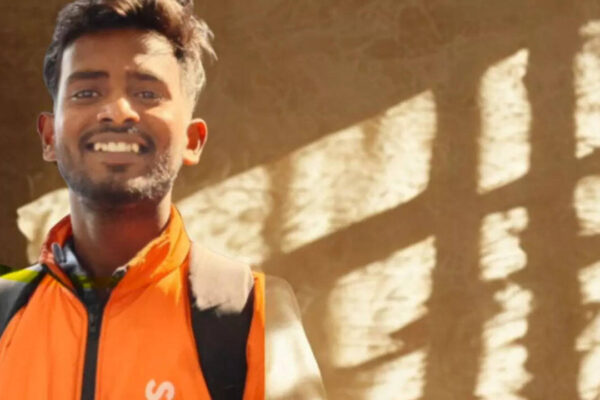 This 24-year-old food delivery agent delivers more than meals and asks for nothing in return