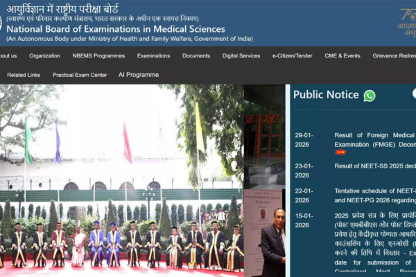 NEET SS 2025 scorecard out on natboard.edu.in, steps to download and key details