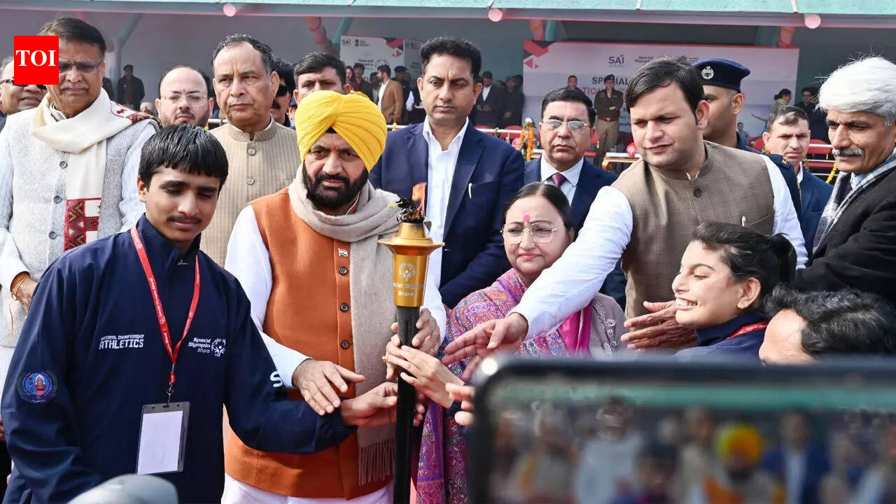 Special Olympics Bharat inaugurated at MDU, CM Nayab Singh Saini Flags off Event
