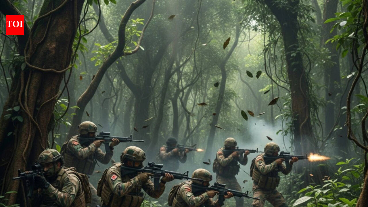 Fresh encounter breaks out in J&K. (Generative image) JAMMU: A fierce encounter broke out between a joint team of security forces and a group of terrorists holed up in a remote, forested area in Basantgarh, in J&K’s Udhampur district, on Tuesday. The Army’s White Knight Corps, in a statement on X, said a cordon had been set up and “Operation Kiya” was in progress.Officials said at least two to three Pakistani terrorists were believed to be trapped within the cordon. The White Knight Corps post stated that a joint team of Counter Insurgency Force Delta, police, and CRPF established contact with the terrorists around 4pm.Earlier, security forces had launched a search operation in Jopher area in Udhampur’s Ramnagar late Sunday. Combing was also carried out in the surrounding Marta, Kulthian, Sohan, Kheal, and Chour Mottu areas on Monday. Counter-terrorism actions continued in Ramgarh’s forests and Kalas top in Rajouri district, and the upper reaches of Poonch, Kathua, Doda and Reasi districts to track and kill fleeing terrorists.Meanwhile, Operation Trashi-I — launched in the forested Chatroo belt of Kishtwar district on Jan 18 — entered its 17th day on Tuesday as troops continued trudging through knee-deep snow to trace hiding terrorists. White Knight Corps Commander had visited the district Monday to review the counter-terrorism grid and assess the operational preparedness of units deployed in the region.Under Operation Trashi-I, security forces have engaged in four encounters with terrorists in the past fortnight. Initial contact was established in Sonnar forest near Mandral-Singhpora, Chatroo, on Jan 18, in which eight security personnel were injured, one of whom eventually succumbed. On Jan 22, another gunfight broke out with holed-up ultras in Singhpora. Yet another firefight followed on Jan 24, in which a Pakistani Jaish terrorist was shot dead. A brief gun battle occurred in Dolgam on Jan 31.Mobile internet services (all bandwidths) have remained temporarily suspended within a 6km-radius covering Singhpora, Chingam, and Chatroo since Jan 30 as a security measure.End of ArticleFollow Us On Social MediaVideos’India-US Trade Deal Removes Competitive Disadvantage’: Former Indian Envoy To WashingtonIndia-US Trade Deal: Trump Says India Won’t Buy Russian Oil; Rahul Gandhi Accuses PM of Selling Out’Symbol Of Negativity’: Goyal Rains Fire On Rahul Gandhi After US-India Trade Deal, Parl RuckusIndia-US Trade Deal: Moscow Contradicts Trump’s Claim On New Delhi ‘Stopping’ Russian Oil Imports’Called Me Yaar, Threw Papers’: TDP MP Tenneti Slams Eight Suspended Lok Sabha MPs’Dairy, Agriculture Protected’: Piyush Goyal Outlines ‘Historic’ US-India Trade Deal, Lauds PM ModiBudget 2026: Defence Expert Flags Committed Liabilities, Calls For Battlefield TransparencyPak Defence Minister Khawaja Asif Admits Terror Rooted In Corruption, Vindicates India In ParliamentGold, Silver Under Pressure After Peaks: Should You Invest And Hold Precious Metals Or Sell Off?India Moves To Secure Chicken’s Neck As Underground Rail Project Targets Strategic Vulnerabilities123PhotostoriesHow to make dhaba-style dal makhani at homeThere are only 6 countries whose names begin with the letter ‘U’Archana Puran Singh and Parmeet Sethi’s love story: From a ‘fling’ to three decades of togethernessA look into Yuvika Chaudhary and Prince Narula’s parenthood journeyFrom prehistoric sharks to unusual flowers: What’s inside the world’s largest cave6 common mistakes people make while cooking cauliflower6 luxury electric cars that blend sustainability with opulence‘Love Island’, ‘Love Is Blind’, and more: Reality TV couples who are still together in 2026Diljit Dosanjh makes Indian-style Masala Bread Omelette and we are absolutely loving it’Vadh 2’, ‘Bhabhiji Ghar Par Hain’, ‘Devdas’ re-release: What to watch in cinemas this week123Hot PicksBudget 2026Gold Silver PricesCigarette Prices HikeIndia US TradeIncome Tax CalculatorPublic holidays February 2026Bank Holidays februaryTop TrendingSuper Bowl HalftimeMLB Trade RumorsJarrell MillerTom BradyTampa Bay LightningNHL Trade RumorsDarnell NurseRyan ClarkSam BennettGold Riyadh Players Ranking