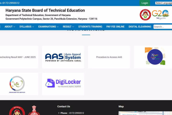 HSBTE result 2026: May–June 2025 rechecking result out for diploma students at hsbte.org.in; download here