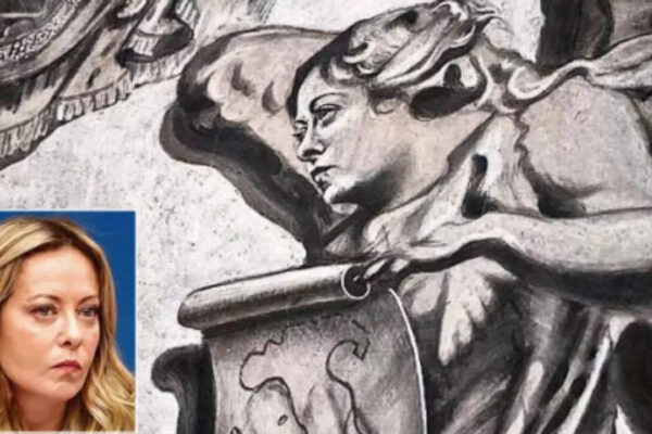 Does this angel look familiar? A modern face appears in a Rome fresco
