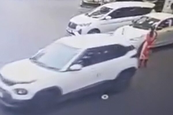 Pune hit-and-run horror: CCTV captures moment car hit Tehseen Poonawalla’s mother at fuel pump, flees scene