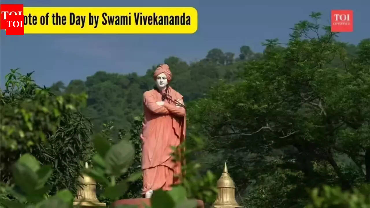 Quote of the day by Swami Vivekananda: “That man has reached immortality who is disturbed by nothing material”