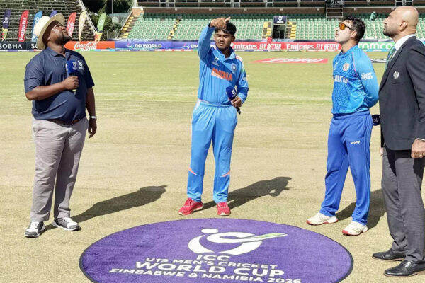 India vs Afghanistan Live Score, U19 World Cup 2026 Semifinal: Afghanistan 42/0 in 10 overs vs India