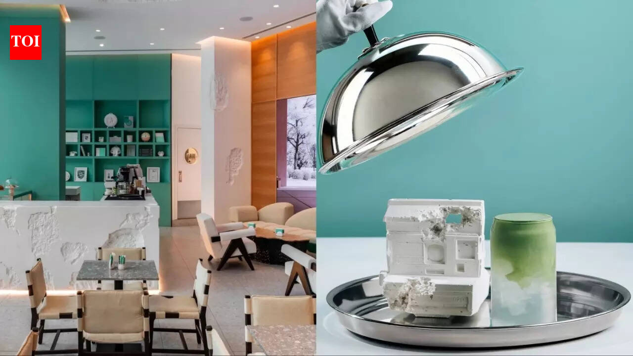 Gallery with café? Artist Daniel Arsham opens new art-driven coffee and dessert restaurant in Dubai Mall