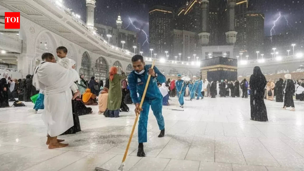 Makkah hailstorm alert: Heavy rain and strong winds forecast across Saudi Arabia | World News