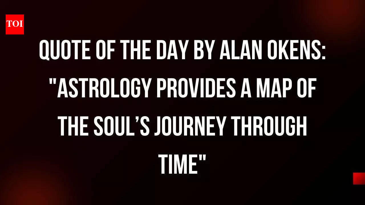 Quote of the day by Alan Okens: “Astrology Provides a Map of the Soul’s Journey Through Time”