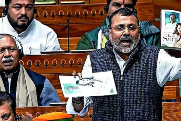 Nishikant Dubey  NEW DELHI: Lok Sabha, already deadlocked over Rahul Gandhi’s insistence on referring to an unpublished book, was plunged into deeper impasse on Wednesday as BJP MP Nishikant Dubey turned to a pile of books with uncharitable references to members of the Nehru-Gandhi family to “expose” Congress.PM Modi’s reply to the motion of thanks on the President’s address had to be called off due to the stepped-up protest from the opposition.Dubey’s move was seen as BJP’s bid to turn the heat on Congress, which has been attacking Modi over bits of the unpublished book authored by ex-Army chief Gen M M Naravane (retd), and it further riled up the protesting opposition MPs in LS, who turned up the noise and tore papers, but not before the fourth-term member had his say for over a couple of minutes.TDP MP Krishna Tenneti, who was in the Chair, kept asking Dubey not to carry on and that his speech was against Speaker Om Birla’s ruling. “You listen to me. You cannot do this,” Tenneti said even as the BJP MP continued.The Chair later adjourned the House, but several opposition MPs questioned why Dubey was allowed to go on. Congress members later met LS Speaker Birla and demanded his suspension.The books Dubey mentioned included ‘Reminiscences of the Nehru Age’ by former private secretary to India’s first PM, M O Mathai; ‘Edwina and Nehru’, ‘Ceasefires’ and ‘The Red Sari’, and then touched on their content, including some controversial references to private lives besides allegations of corruption, amid furious protests.These books were either banned when Congress was in office or restricted to the extent that they were not available. “Since a book which is not published is being discussed, I want to speak about books which are full of stories of the corruption, deviousness, wanton indulgences and corruption of the Nehru family,” Dubey alleged, a charge he elaborated during a press conference later.Congress MPs, including Priyanka Gandhi, K C Venugopal and Deepender Hooda, urged Birla to suspend Dubey, and demanded that Rahul be allowed to speak before Modi’s reply on motion of thanks on the President’s address.Unrelenting protest from opposition members meant that Modi’s address scheduled for 5 pm was called off.In his comments to the media later, Dubey referred to more books, many of them he said were banned, to target Congress’s leading family over a host of allegations, including personal indulgences. This included ‘Himalayan Blunder’, a damning account of Indian leadership during the 1962 war with China which was banned, but became available later.End of ArticleFollow Us On Social MediaVideosEAM Jaishankar, Marco Rubio Underscore De-Risking Supply Chains At US Critical Minerals MeetOppn Women MPs Storm Treasury Benches Amid Protests: Inside PM Modi’s Lok Sabha Speech Cancellation‘This is the era for India’: BlackRock CEO Larry Fink Hails New Delhi’s Economic Rise’Agriculture, Dairy Protected’: Piyush Goyal Cheers India-US Pact; Jaishankar Meets Trump Top Aides’Insulted Sikh Community’: Hardeep Puri Slams Rahul Gandhi Over ‘Traitor’ Remark At Ravneet BittuRahul Gandhi Defends Naravane Memoir Quotes, Priyanka Questions Nishikant Dubey Quotes On Nehru’Justice Is Crying…’: Mamata Banerjee Takes EC Head On In Supreme Court Over SIR Row In Bengal‘Combatise Space Command…L1 Needs To Go.’: Expert Stresses Defence Reforms After Budget 2026India-US Trade Deal Vs India-EU FTA: Which Agreement Delivers Bigger Exports Jobs And GrowthKorean ‘Love Game’ Under Lens After Ghaziabad Sisters Suicide Raises Alarm On Digital Addiction123Photostories5 types of main door locks and which one is perfect for apartments6 reality TV couples who didn’t last: Nick Thompson and Danielle Ruhl, Josh Oyinsan and Mimii Ngulube and moreWhat’s streaming on Apple TV+ in February 2026: New seasons, romance, and monster mayhemFrom India to Russia: Stunning frozen rivers from around the world10 oldest restaurants in Bengaluru and their most popular dishesMeryl Streep films on OTT that highlight her timeless talent5 most expensive buildings from across the world and why they cost so muchMumbai–Pune Expressway turns parking lot as vehicles remain stuck for 12 hoursThis Royal in Asia owns 7000 luxury vehicles including 500 Rolls-Royce, 450 Ferraris and 380 BentleysRosa Parks once said, “I have learned over the years that when one’s mind is made up…”: 5 lessons it teaches students123Hot PicksBudget 2026Gold Silver PricesParliament Budget SessionRelationship consentIncome Tax CalculatorPublic holidays February 2026Bank Holidays februaryTop TrendingNBA Trade NewsMLB Trade RumorsCardi BKayla NicoleLindsey Vonn ACL InjuryCooper DeJeanTom BradyDenver Nuggets vs Detroit PistonsWho is Mickey Lolich WifeMickey Lolich Passes Away