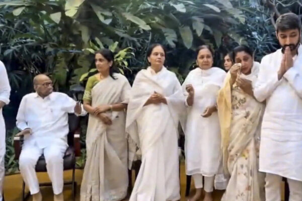 Maharashtra deputy CM Sunetra Pawar with son Jay Pawar, NCP (SP) chief Sharad Pawar and others during a ceremony to pay tribute to former deputy chief minister Ajit Pawar (PTI) PUNE: As suspense over the merger of the two NCPs continues, family patriarch Sharad Pawar on Wednesday met late nephew Ajit Pawar’s wife Sunetra Pawar at her residence in Baramati for the first time after she took oath as Maharashtra’s deputy CM.Amid reports of a division in the family, Pawar, Sunetra, her sons Parth and Jay, and other relatives held a closed-door meeting in their hometown late Wednesday, reigniting the reunification buzz. Pawar Senior and his wife Pratibha offered condolences to Ajit Pawar’s family, and together, they all met locals who visited them.The NCP (SP) chief had, a few days ago, made his disappointment clear as he said Sunetra did not consult him about taking up the deputy CM’s post last week. However, he told reporters in Baramati on Wednesday morning he supported her decision. “I am happy that she was given the opportunity.” Despite ill health, he spent the entire day in a series of meetings in Baramati. Among these were a closed-door meeting with Sunetra’s sons and Ajit Pawar’s sister, Vijaya Patil, on Vidya Pratishthan campus. Later in the day, key members of the Pawar family met at Sunetra’s residence.Pawar also chaired a meeting of the trustees of Vidya Pratishthan, of which he is president. Parth and Jay were also called for the meeting, where both were apprised of the functioning of Vidya Pratishthan in which Ajit Pawar was a trustee. There was also a primary discussion on Ajit Pawar’s proposed memorial, sources told TOI .Pawar returned to Baramati from Mumbai on Tuesday after cancelling his Delhi visit to participate in the budget session of Parliament. “Be it Lok Sabha, Rajya Sabha or assembly, I was a member of these houses for 58 years. But, for the first time, I could not attend the Budget session due to the tragedy (Ajit Pawar’s death in a plane crash),” Pawar added.End of ArticleFollow Us On Social MediaVideosEAM Jaishankar, Marco Rubio Underscore De-Risking Supply Chains At US Critical Minerals MeetOppn Women MPs Storm Treasury Benches Amid Protests: Inside PM Modi’s Lok Sabha Speech Cancellation‘This is the era for India’: BlackRock CEO Larry Fink Hails New Delhi’s Economic Rise’Agriculture, Dairy Protected’: Piyush Goyal Cheers India-US Pact; Jaishankar Meets Trump Top Aides’Insulted Sikh Community’: Hardeep Puri Slams Rahul Gandhi Over ‘Traitor’ Remark At Ravneet BittuRahul Gandhi Defends Naravane Memoir Quotes, Priyanka Questions Nishikant Dubey Quotes On Nehru’Justice Is Crying…’: Mamata Banerjee Takes EC Head On In Supreme Court Over SIR Row In Bengal‘Combatise Space Command…L1 Needs To Go.’: Expert Stresses Defence Reforms After Budget 2026India-US Trade Deal Vs India-EU FTA: Which Agreement Delivers Bigger Exports Jobs And GrowthKorean ‘Love Game’ Under Lens After Ghaziabad Sisters Suicide Raises Alarm On Digital Addiction123PhotostoriesJupiter-inspired names for babies born on ThursdayFrom Miley’s leather to Rosé’s black dress: 5 Grammy trends you can actually wear to work today5 types of main door locks and which one is perfect for apartments6 reality TV couples who didn’t last: Nick Thompson and Danielle Ruhl, Josh Oyinsan and Mimii Ngulube and moreWhat’s streaming on Apple TV+ in February 2026: New seasons, romance, and monster mayhemFrom India to Russia: Stunning frozen rivers from around the world10 oldest restaurants in Bengaluru and their most popular dishesMeryl Streep films on OTT that highlight her timeless talent5 most expensive buildings from across the world and why they cost so muchMumbai–Pune Expressway turns parking lot as vehicles remain stuck for 12 hours123Hot PicksBudget 2026Gold Silver PricesParliament Budget SessionRelationship consentIncome Tax CalculatorPublic holidays February 2026Bank Holidays februaryTop TrendingNBA Trade NewsMLB Trade RumorsCardi BKayla NicoleLindsey Vonn ACL InjuryCooper DeJeanTom BradyDenver Nuggets vs Detroit PistonsWho is Mickey Lolich WifeMickey Lolich Passes Away