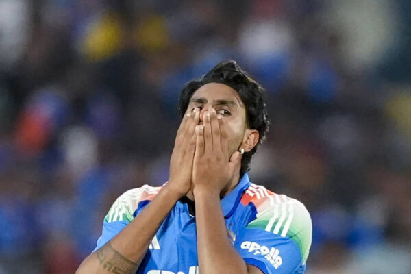 Injury scare for India days before T20 World Cup as Harshit Rana limps off during warm-up clash against South Africa