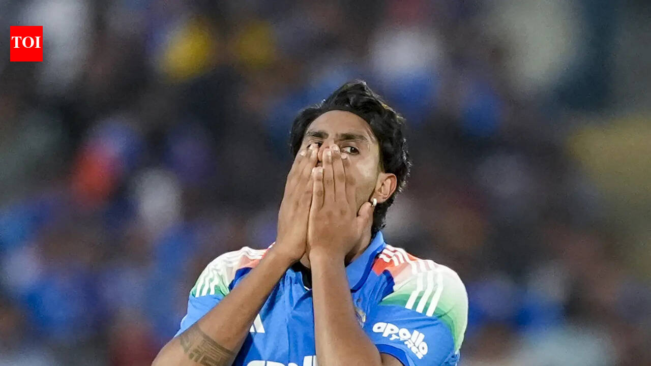 Injury scare for India days before T20 World Cup as Harshit Rana limps off during warm-up clash against South Africa