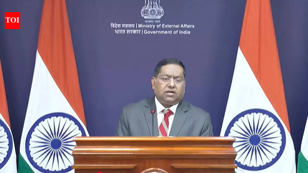. NEW DELHI: Ministry of External Affairs (MEA) on Thursday said India’s energy security remained the government’s top priority, responding to claims by US President Donald Trump that India may stop buying Russian oil and instead source crude from countries such as the United States and Venezuela.MEA spokesperson Randhir Jaiswal said India’s decisions on oil imports are guided by national interest and evolving global conditions.“The government has stated publicly on several occasions that ensuring the energy security of 1.4 billion Indians is the supreme priority of our government. Diversifying our energy sourcing in keeping with objective market conditions and evolving international dynamics is at the core of our strategy to ensure this. All of India’s decisions were taken and will be taken with this in mind,” he said.His remarks came after Trump claimed that Prime Minister Narendra Modi had agreed to halt Russian oil purchases as part of a broader trade understanding, and that India could increase imports from the US and possibly Venezuela. However, India has not publicly confirmed any such commitment. Jaiswal also addressed questions about Venezuela, describing it as a long-standing energy partner for India, while noting that sanctions have affected imports.“As far as Venezuela is concerned, it has been a long-standing partner for India. We were importing crude oil until 2019, after which purchases stopped due to sanctions. Imports resumed briefly between 2023 and 2024, but had to be halted again because of sanctions,” he said.He added that Indian public sector companies have existing ties in Venezuela’s energy sector and that India remains open to future options.“Indian PSUs have established partnerships with international oil companies operating in Venezuela. Consistent with our approach to energy security, India remains open to exploring the commercial merits of any crude supply options, including those from Venezuela.”About the AuthorTOI News DeskThe TOI News Desk comprises a dedicated and tireless team of journalists who operate around the clock to deliver the most current and comprehensive news and updates to the readers of The Times of India worldwide. With an unwavering commitment to excellence in journalism, our team is at the forefront of gathering, verifying, and presenting breaking news, in-depth analysis, and insightful reports on a wide range of topics. The TOI News Desk is your trusted source for staying informed and connected to the ever-evolving global landscape, ensuring that our readers are equipped with the latest developments that matter most.”Read MoreEnd of ArticleFollow Us On Social MediaVideosLok Sabha Passes President’s Address Without PM’s Reply For The First Time Since 2004 Amid StandoffIndia Can Wait Out Trump: Ajit Doval Warned Marco Rubio Against Bullying On Trade Deal, Says ReportIndia’s AI Rise Gets Global Push As UN Chief Praises Leadership, Nvidia CEO Predicts Job Surge’No Fixed Timeline Yet’: Jaishankar Clears Air About The Process Behind India-US Trade Negotiations’India Will Decide…’: Russia Backs Delhi After US Claims PM Modi Agreed To Stop Buying Russian OilEAM Jaishankar, Marco Rubio Underscore De-Risking Supply Chains At US Critical Minerals MeetOppn Women MPs Storm Treasury Benches Amid Protests: Inside PM Modi’s Lok Sabha Speech Cancellation‘This is the era for India’: BlackRock CEO Larry Fink Hails New Delhi’s Economic Rise’Agriculture, Dairy Protected’: Piyush Goyal Cheers India-US Pact; Jaishankar Meets Trump Top Aides’Insulted Sikh Community’: Hardeep Puri Slams Rahul Gandhi Over ‘Traitor’ Remark At Ravneet Bittu123Photostories7 animals with the strangest and weirdest eyes in the animal kingdom10 things to buy from Surajkund International Crafts Mela this year32 hours, 30,000+ trucks, ambulances frozen, families sleeping in cars: Mega Pune-Mumbai Expressway jam explainedTop 7 real estate hotspots in Greater Noida in 20266 ultra-luxury cars for women who value style and power5 costly mistakes to avoid when purchasing your first homeThe 50: From an ugly clash between Rajat Dalal and Prince Narula to Elvish Yadav’s friend Archit Kaushik physically attacking Maxtern: Highlights from the episode5 best ways to cook broccoli for maximum health benefits7 flower seeds to sow in February for a colourful garden all season5 Japanese techniques that can change your life for the better123Hot PicksBudget 2026Gold Silver PricesParliament Budget SessionGCC Unified Visa 2026Income Tax CalculatorPublic holidays February 2026Bank Holidays februaryTop TrendingNBA Trade NewsMLB Trade RumorsCardi BKayla NicoleLindsey Vonn ACL InjuryCooper DeJeanTom BradyDenver Nuggets vs Detroit PistonsWho is Mickey Lolich WifeMickey Lolich Passes Away