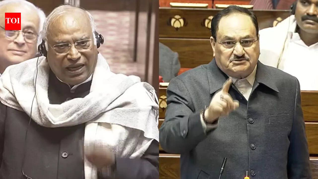 ‘Khujli’ vs ‘abodh balak’ jibe: Kharge and Nadda face-off in Rajya Sabha as Parliament logjam drags on