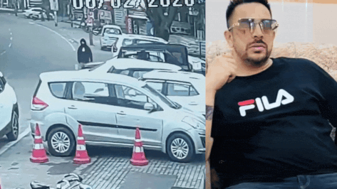 Black hoodie, scooter and Thar: CCTV captures fatal shooting of AAP leader Lucky Oberoi outside gurdwara in Jalandhar