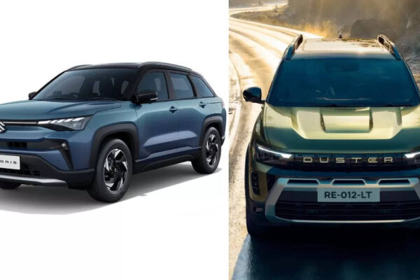 Maruti Victoris vs Renault Duster: Strong-hybrid engine specs compared