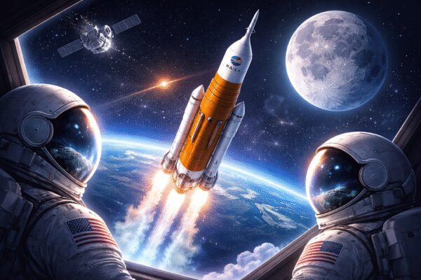 Moon-bound again: 4 astronauts will fly farther than anyone since 1970s