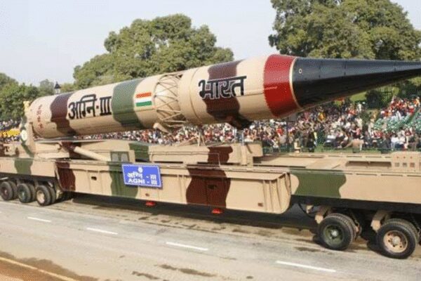 India test-fires Agni-III: Strategic Forces Command launches intermediate-range ballistic missile