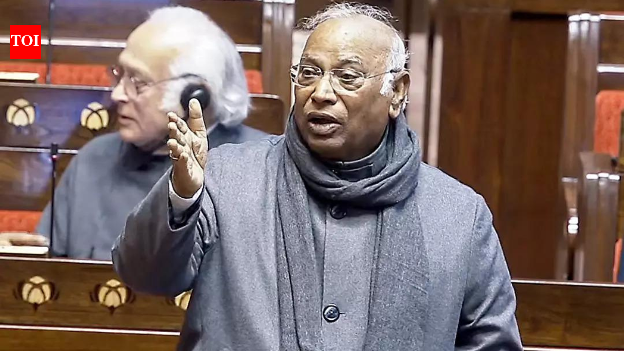 NEW DELHI: Rebutting PM Narendra Modi’s accusation, Congress chief Mallikarjun Kharge said Modi’s “Goebbelsian” and “filthy” propaganda against then PM Manmohan Singh, who was a decent and hardworking achiever, was an insult to the Sikh religion, and demanded that Modi apologise for it.Kharge said Congress respects Sikh religion and made Manmohan Singh finance minister and PM twice, but Modi ran a “false propaganda” against him to wrest his chair.He was reacting to Modi’s speech in Rajya Sabha in which the PM accused Congress of insulting Sikhs, with a reference to Rahul Gandhi’s recent viral exchange with minister Ravneet Bittu where the latter was called “traitor”.Kharge said Modi made absurd claims and allegations targeting Congress and his speech suggests that he is “mentally disturbed” because of Epstein Files which, he alleged, have been used by US President Donald Trump to armtwist him.”As soon as Trump caught him, Modi surrendered, he knelt down and made a trade deal, but who did he sacrifice? He sacrificed the farmers of this country and extended an invitation to the agriculturists from the US to come here. He is making our people poor and making the agriculturists of rural America rich,” he claimed. Lashing out, the veteran Congress neta said the PM doesn’t have the courage to answer the questions of the day and instead chose to repeat “falsehoods” in his 97-minute address.End of ArticleFollow Us On Social MediaVideos’We Were Preparing For War’: Former DGMO Reveals Inside Story Of India-China Doklam Stand-OffGrand Welcome To Dance Record: Indian Diaspora Gears Up For PM Modi’s Malaysia VisitWeeks After Noida Techie’s Death, Delhi Biker Dies After Falling Into Pit Dug By Jal BoardIndia Stands Firm On Chabahar Despite US-Iran Tensions And A Sanctions Threat, Tehran Backs DelhiFormer DGMO Lt Gen A.K. Bhatt Reveals How India Stopped China In Doklam: ‘We Used BRO Dozers…’From Exam Stress to Life Skills: PM Modi Engages Students in Pariksha Pe Charcha 2026Deadly Blast At Shia Religious Centre In Islamabad Raises Questions On Pakistan’s Security Failures’New Phase In Bilateral Ties’: Indian High Commissioner Hails PM Modi’s ‘Historic’ Malaysia VisitNorway PM Questions World War II-Era UNSC, Echoes India’s Demand For Reform And Global South VoiceAs Bangladesh Elections Near, Hindu Minority Faces Rising Attacks, Islamist Return And State Silence123PhotostoriesWeekend Binge: After the ‘Ghooskhor Pandat’ row, films that sparked title controversies6 sacred towns along the GangesDid you know? This indigenous Assamese craft is India’s best-kept heritage secretZendaya’s fashion evolution: A journey from girly pop to red carpet icon5 homemade, chemical-free ant killer sprays; effective DIY methodsInside Rohit Sharma’s premium car collection: 5 high-end luxury cars he owns10 iconic rajma dishes enjoyed across the globeApple TV shows to look forward to in 2026: ‘Imperfect Women’, ‘Margo’s Got Money Troubles’ and morePrince Narula, Tejasswi Prakash, and more: Can you guess these reality TV stars from their childhood picsThe mystery behind Leonardo da Vinci’s lost masterpieces and what historians say123Hot PicksBudget 2026Gold Silver PricesParliament Budget SessionGCC Unified Visa 2026Income Tax CalculatorPublic holidays February 2026Bank Holidays februaryTop TrendingSuper Bowl TrophyCooper Kupp WifeKayla NicoleSuper Bowl LX TicketOliver RowlandJustin GaethjeLIV GolfLiam Paro vs Paddy Donovan Net WorthWinter Olympics 2026NBA Trade Update