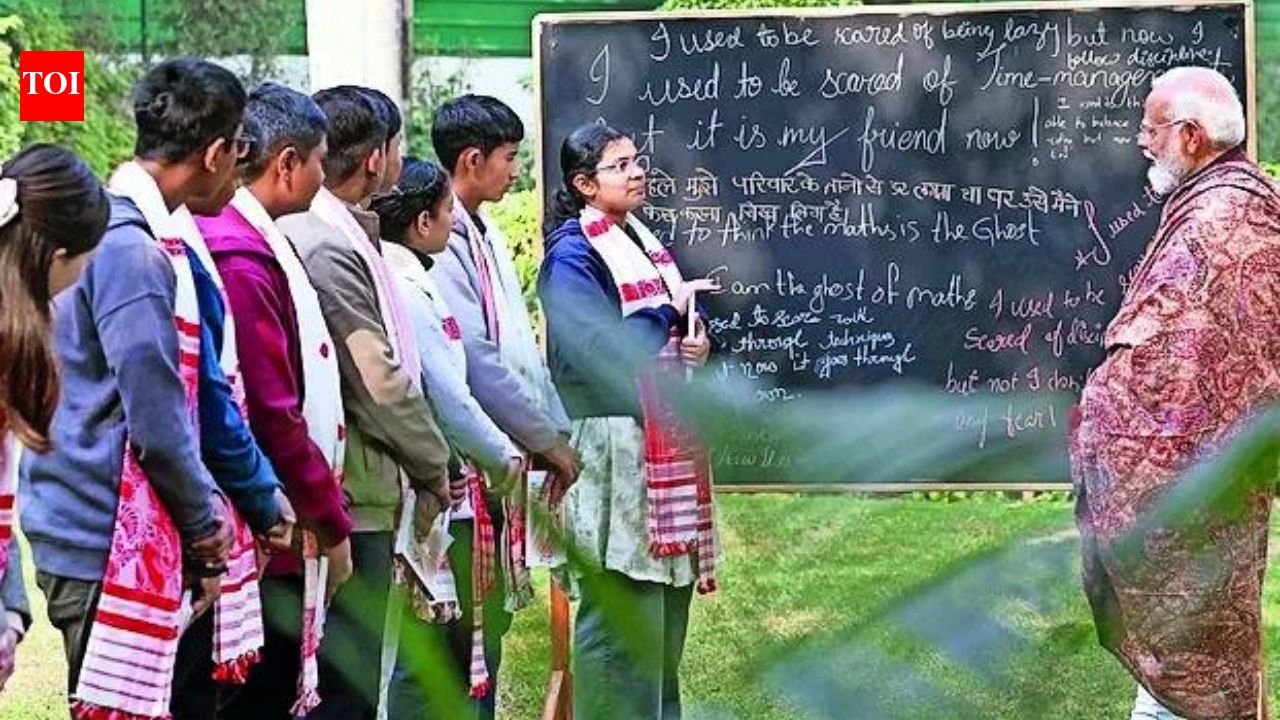 NEW DELHI: From marks anxiety to gaming ambitions, PM Modi used Pariksha Pe Charcha 2026 to tell students not to believe life was a single-subject exam. Whether the debate is between “skills vs marks” or “studies vs gaming”, balance, discipline and purpose will always hold them in good stead. Responding to students torn between competing advice, Modi said: “There should be balance in everything.” He explained that skills are not one category. “There are two types of skills – life skills and professional skills,” he said, adding: “Education and skills are twin siblings. They are not separate.” Modi underlined that knowledge matters, but practice turns learning into capability. “Books impart knowledge, but only practice makes you professionally skilled,” he said, telling students that real expertise is built through doing – whether in medicine, law, robotics or any other field. When a student spoke about building a future in gaming despite social criticism, Modi encouraged treating it as a skill – not a distraction. Parents may scold at first, he said, but success changes the script: “Your success becomes their honour.” He suggested creating games rooted in Indian stories like Panchatantra and using social media to get feedback and improve. But he drew a red line on gambling. Gaming for betting or mindless timepass, he warned, is destructive. Gaming as a skill, however, builds speed, alertness and creativity – and should be honed with quality work. The Prime Minister also pushed collaborative learning as a practical way to improve. “Collaborative learning helps everyone improve,” Modi said, asking students to teach classmates who struggle and also spend time with those who are sharper to cross-check their own understanding. It brings “double benefit”, he said – better clarity and new ideas. On the common class XII dilemma – board exams plus competitive tests – Modi acknowledged students’ stress and compared it to trying to play cricket and football at the same time. His advice was clear: “You’ll have to give first priority to 12th.” If a student truly absorbs the school syllabus, he said, competitive exams will follow naturally as a by-product. He also nudged parents to ease pressure and trust their child’s pace, advising them to “allow children to blossom according to their capacity, ability and interest.”About the AuthorManash Pratim GohainManash Pratim Gohain is a seasoned journalist with over two decades at The Times of India, where he has built a rich body of work spanning education policy, politics, and governance. Renowned for his incisive coverage of the National Education Policy (NEP) 2020, accreditation reforms, and skilling initiatives, he has also reported on student politics, urban policy, and social movements. His political reportage—both reflective and news-driven—adds depth to his writing, bridging policy with public impact. Through his 2,500 articles and related outlets, he has emerged as a trusted voice in national discourse, particularly in linking education reform to broader societal change.Read MoreEnd of ArticleFollow Us On Social MediaVideos’We Were Preparing For War’: Former DGMO Reveals Inside Story Of India-China Doklam Stand-OffGrand Welcome To Dance Record: Indian Diaspora Gears Up For PM Modi’s Malaysia VisitWeeks After Noida Techie’s Death, Delhi Biker Dies After Falling Into Pit Dug By Jal BoardIndia Stands Firm On Chabahar Despite US-Iran Tensions And A Sanctions Threat, Tehran Backs DelhiFormer DGMO Lt Gen A.K. Bhatt Reveals How India Stopped China In Doklam: ‘We Used BRO Dozers…’From Exam Stress to Life Skills: PM Modi Engages Students in Pariksha Pe Charcha 2026Deadly Blast At Shia Religious Centre In Islamabad Raises Questions On Pakistan’s Security Failures’New Phase In Bilateral Ties’: Indian High Commissioner Hails PM Modi’s ‘Historic’ Malaysia VisitNorway PM Questions World War II-Era UNSC, Echoes India’s Demand For Reform And Global South VoiceAs Bangladesh Elections Near, Hindu Minority Faces Rising Attacks, Islamist Return And State Silence123PhotostoriesWeekend Binge: After the ‘Ghooskhor Pandat’ row, films that sparked title controversies6 sacred towns along the GangesDid you know? This indigenous Assamese craft is India’s best-kept heritage secretZendaya’s fashion evolution: A journey from girly pop to red carpet icon5 homemade, chemical-free ant killer sprays; effective DIY methodsInside Rohit Sharma’s premium car collection: 5 high-end luxury cars he owns10 iconic rajma dishes enjoyed across the globeApple TV shows to look forward to in 2026: ‘Imperfect Women’, ‘Margo’s Got Money Troubles’ and morePrince Narula, Tejasswi Prakash, and more: Can you guess these reality TV stars from their childhood picsValentine’s Week Full List 2026: Rose Day to Kiss Day, here is the complete list of Valentine Week 2026123Hot PicksBudget 2026Gold Silver PricesParliament Budget SessionGCC Unified Visa 2026Income Tax CalculatorPublic holidays February 2026Bank Holidays februaryTop TrendingSuper Bowl TrophyCooper Kupp WifeKayla NicoleSuper Bowl LX TicketOliver RowlandJustin GaethjeLIV GolfLiam Paro vs Paddy Donovan Net WorthWinter Olympics 2026NBA Trade Update