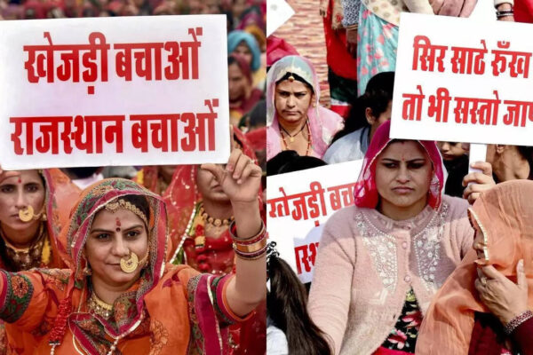 Khejri Bachao Andolan In the heat of Rajasthan’s desert districts, a tree has become the focal point of a widening confrontation. Markets have shut, saints have gone on strike, political rivals have shared protest stages, and thousands have gathered under open skies to demand its protection.What began in Bikaner as a local objection to the alleged felling of khejri trees for solar power projects has since evolved into the ‘Khejri Bachao Andolan’, a statewide campaign pressing for stricter legal safeguards and an immediate ban on cutting the species. The movement has drawn support across party lines, producing a rare moment of political convergence.The khejri, botanically known as Prosopis cineraria and recognised as Rajasthan’s state tree, occupies a distinctive place in the ecology of the Thar desert. Amid the ongoing protests, chief minister Bhajan Lal Sharma, assuring the protection of the khejri, termed the tree as the state’s “Kalpavriksha,” a wish-fulfilling tree in Indian tradition. In an arid landscape where survival is closely tied to ecology, the reference reaffirms the tree’s symbolic and practical importance. For many communities in western Rajasthan, the debate now extends beyond development policy into questions of history, identity and survival. Protestors carried posters featuring a revered proverb in the Bishnoi community: “Sir saanthe rukh rahe to bhi sasto jaan” (If a tree can be saved, even at the cost of one’s head, consider it a bargain). (PTI)How the agitation unfoldedThe present phase of the movement intensified in early February, when over 360 saints and local residents began a hunger strike in Bikaner, demanding an immediate ban on the felling of khejri trees for solar power projects. The protest site was initially the Polytechnic College ground near the Collectorate before shifting to the Bishnoi Dharamshala, where the hunger strike continues.In Bikaner, markets remained closed for hours on Monday after a call by trader associations. Government and private schools in urban areas observed a half-day holiday in solidarity. Thousands gathered at the Polytechnic College ground before marching towards the Collectorate, where organisers announced an indefinite sit-in.Protesters came not only from different districts of Rajasthan but also from Uttar Pradesh, Haryana, Maharashtra and Madhya Pradesh. Organisers said they had arranged food for nearly one lakh participants, with hundreds of volunteers handling logistics. Police deployed additional forces, erected barricades near the Collectorate and kept water cannons on standby. Despite the scale and tensions, the protest remained peaceful. Environmental activists and members of the Bishnoi community participate in the Save Khejri Movement at Polytechnic College, protesting against the proposed cutting of Khejri trees for a solar power plant, in Bikaner. (PTI)Four protesters were admitted to Prince Bijay Singh Memorial Hospital as their health deteriorated during the hunger strike, while several others received medical assistance at camps set up near the site. Mokhram Dharaniya, one of the hospitalised protesters, said, “People are sitting on a hunger strike, including me. Our protest will continue until our demands are met.”The trigger? Solar expansion At the centre of the agitation are allegations that large numbers of khejri trees have been cut to facilitate solar power projects in western Rajasthan. The region has emerged as a hub for renewable energy, given its high solar irradiance and availability of land. While solar development is central to India’s energy transition goals, protesters argue that project implementation has come at the cost of ecologically vital trees.Tensions escalated when the state government announced a restriction on felling khejri trees only in the Jodhpur and Bikaner divisions. Protesters rejected the move as inadequate, demanding a blanket statewide ban. During one address by a government representative, protesters reportedly took away the microphone, insisting on a written assurance. Environmental activists and members of the Bishnoi community take part in the ‘Save Khejri Movement’, protesting against the proposed cutting of Khejri trees for a solar power plant, in Bikaner. (PTI Photo)Minister for skill, employment and entrepreneurship KK Bishnoi and State Animal Welfare Board chairman Jaswant Bishnoi visited the Bishnoi Dharamshala and offered juice to the hunger strikers in an attempt to persuade them to break their fast. The minister said the government was ready to provide a written commitment and appealed to protesters to end the hunger strike. However, saints on the stage refused to withdraw without formal documentation.Agitation leader Parsaram Bishnoi said, “The hunger strike did not end. The government order was incomplete as it failed to cover the entire state.” Former minister Bhanwar Singh Bhati said: “All sections of society participating in the agitation decided to continue until a complete ban on cutting Khejri trees was imposed across Rajasthan.”Storm in the assemblyThe issue has resonated in the Rajasthan Assembly. Congress MLA Dungar Ram Gedar raised the matter during Zero Hour, accusing the government of failing to act despite a persistent two-year protest led by the Bishnoi community in Bikaner. “Khejri being the state tree, there is an urgent need for a strict law to protect it,” Gedar said.Independent MLA Ravindra Singh Bhati stated that the matter was already under discussion in the assembly. “Bhagat Singh (the Indian freedom fighter) said that sometimes a blast is needed to make the voice heard. If it takes gheraoing the Assembly to save khejri, I will be at the forefront,” he said.Chief Minister Bhajan Lal Sharma told the assembly that his government was drafting a conservation law for the khejri tree, which he described as the state’s “Kalpavriksha”. “In August, saints from Bikaner, Phalodi, Jodhpur and Nagaur met me. Following that, I instructed officials to prepare the draft legislation. The process is under way, and it will soon be presented in the assembly,” he said.The chief minister also used the assembly session to defend his government’s broader record, speaking about economic growth, recruitment reforms and water supply projects. However, protesters have maintained that until a formal statewide ban is issued, the agitation will continue.Former chief minister and senior Congress leader Ashok Gehlot expressed support for the public movement, describing the indiscriminate cutting of khejri trees in the name of development as “extremely painful and unacceptable.” He recalled the historical sacrifice associated with the tree and said environmental protection must be prioritised.In a development seen as politically significant, former chief minister Vasundhara Raje publicly backed the movement that has put her own party, the BJP, in the dock.Sharing a photograph of herself worshipping a khejri tree, she wrote, “I also worship the Khejri tree. Rising above politics, we should all come forward to protect it. We must save it. I stand with everyone in the campaign to save the Khejri tree and the Oran (grazing land).” She also quoted a proverb revered in the Bishnoi community: “Sir saanthe rukh rahe to bhi sasto jaan” (If a tree can be saved, even at the cost of one’s head, consider it a bargain).Observers have noted that her intervention has added to political pressure on the state government. Vasundhara Raje shared a photo of herself performing a ritual puja, while pledging cross-party support to protect these trees and associated Oran grazing lands from development threats.The historical memory: Khejarli and Amrita DeviAny discussion of the khejri in Rajasthan inevitably returns to the events of 1730 in the village of Khejarli near Jodhpur. According to historical accounts, 363 members of the Bishnoi community, led by Amrita Devi Bishnoi, sacrificed their lives to prevent the felling of khejri trees ordered for royal construction.The episode, often referred to as the Khejarli massacre, is widely regarded as one of the earliest recorded instances of environmental resistance. Amrita Devi is said to have declared that the loss of her head would be a small price to save a tree. Her sacrifice and that of the others form a cornerstone of Bishnoi identity and environmental ethics in the region. According to historical accounts, 363 members of the Bishnoi community, led by Amrita Devi Bishnoi, sacrificed their lives to prevent the felling of khejri trees ordered for royal construction.Protesters in the current agitation have repeatedly invoked this legacy. Even Ashok Gehlot referred to the sacrifice of 363 individuals, including Amrita Devi Bishnoi, and said their legacy should be honoured.Ecological significanceThe khejri is uniquely adapted to arid (extremely dry) and semi-arid climates. It has a deep root system that allows it to access groundwater and survive prolonged drought. Unlike many other species, it does not compete aggressively with crops and is often grown in agricultural fields in a traditional agroforestry system. An agroforestry system is a land-use practice where trees are grown alongside crops or livestock on the same land to improve productivity and sustainability.Its leaves, known as “loong,” are used as fodder for livestock. Its pods, called “sangri,” are a staple ingredient in traditional Rajasthani cuisine, particularly in the dish Ker Sangri. The wood is used as fuel and timber, while its bark and other parts have been used in traditional medicine. The Khejri tree (Generative image)Ecologically, the tree improves soil fertility by fixing nitrogen, reduces desertification by stabilising sand dunes and provides shade in extreme heat. In regions where annual rainfall is minimal, it plays a crucial role in sustaining both human and animal life.Given these attributes, many in Rajasthan see the khejri not just as a tree but as a symbol of resilience and survival in a harsh environment.Legal framework and demandsCurrently, khejri trees are protected under various forest and environmental regulations, but protesters argue that enforcement is inconsistent and that ambiguities in existing laws create loopholes. Former Luni MLA Mahendra Vishnoi said, “Confusion exists in current laws concerning khejri conservation. The penalties must be precise and severe. Without a fear of the law, this destruction will persist.”Environmental activist Mokhram Dharniya alleged administrative inaction. “The administration has betrayed us repeatedly. Over the past year, we have held numerous protests, receiving assurances each time, while the trees continue to be axed. We will not permit the cutting of khejri anymore,” he said.One of the demands emerging from the agitation is a provision imposing a fine of Rs 1 lakh for violations. Activists have also called for a temporary statewide ban on felling until a comprehensive conservation law is enacted.Spread of the movementThe agitation has extended beyond Bikaner. In Barmer, protesters gathered at the Collectorate, and some youths climbed the gate and raised slogans after police closed the premises. A memorandum addressed to the chief minister was submitted.The movement has also taken on a deeply personal dimension for some families. Following the death of environmental activist Radheshyam Bishnoi in a road accident last year, his mother Ratni Devi and wife Nirma Bishnoi have continued his work and are now on a hunger strike demanding protection for khejri trees. Members of the Bishnoi community during an indefinite hunger strike, demanding a tree protection bill in the ongoing assembly session and a complete ban on cutting of khejri trees, near a Bishnoi Dharamshala, in Bikaner, Rajasthan. (PTI Photo)Meanwhile, reports of illegal logging in other parts of the state, including in the forest area of Bayana subdivision in Bharatpur district, have further fuelled concerns about enforcement.Activists said the issue concerns the entire desert belt, including Jaisalmer, Barmer, Jodhpur, Pali, Jalore, Phalodi, Sriganganagar, and Churu. Protesters alleged that thousands of khejri trees were felled in recent years, largely for infrastructure and solar power projects.Founder of the Khejri Bachao Andolan, Parasram Bishnoi, said the agitation would continue until the state enacts a specific law making the cutting of khejri trees a punishable offence.“Large tracts of desert land are being indiscriminately handed over to solar parks, destroying the local ecosystem. Without legal protection, the desert’s survival is at stake,” Bishnoi told TOI.He added that participation is swelling daily and asserted that the onus now lies on the state government led by chief minister Bhajan Lal Sharma. Bishnoi alleged that khejri trees were uprooted across vast desert areas both in the name of renewable energy projects and by an illegal wood mafia, with little effective oversight.Development versus conservationThe unfolding debate reflects a broader tension between renewable energy expansion and environmental safeguards. Rajasthan is a key state in India’s solar mission. Large tracts of land are being allocated for solar parks, transmission corridors and associated infrastructure. Environmental supporters and members of the Bishnoi community participate in the ‘Save Khejri Movement’ (ANI photo)While renewable energy is seen as essential for climate mitigation, local communities argue that development planning must take into account ecological realities and traditional land-use patterns. The khejri, embedded in agricultural and grazing systems, is not easily replaceable.For many protesters, the demand is not to halt development but to ensure that it does not erode the ecological foundation of desert life.An evolving movementAs the Khejri Bachao Andolan entered its sixth day, its trajectory remains uncertain. The state government has indicated it is drafting legislation. Protesters insist on immediate written assurances and a comprehensive statewide ban.What is clear is that the agitation has tapped into a powerful historical memory and a deeply rooted cultural ethos. The khejri tree stands at the intersection of ecology, economy and identity in Rajasthan. Its fate has become a test case for how the state balances development with conservation in one of India’s most fragile landscapes.Whether the movement results in a new conservation law, stricter enforcement or a recalibration of project implementation, it has already reaffirmed the enduring symbolic power of a tree that many in Rajasthan consider their “Kalpavriksha”.End of ArticleFollow Us On Social MediaVideosPiyush Goyal Says Agriculture Is Self Reliant Sector As India Refuses Farm Import Benefits To USFrom Design To Silicon, India Signals Semiconductor Breakout With Semicon 2.0 RoadmapMP Minister Vijay Shah Finally Apologises For Comment Targeting Op Sindoor Face Col Sofia QureshiTurkey Sides With Pakistan On Kashmir At UN After Sharif’s Rhetoric On India’s ‘Integral’ Territory’Home-Grown Ills’: Islamabad Mosque Blast Triggers Blame Game As India Rejects Pakistan’s BlameEx-US Official Raymond Vickery Says India Outsmarted Donald Trump Chaos By Sticking To Trade ProcessEx-US Official Raymond Vickery Backs India Red Line On Russian Oil As US Trade Deal Drops MentionIndia-US Trade Deal Explained: What The White House Says On Tariffs, Markets And Tech ShiftsPM Modi Calls India-US Trade Pact Framework Great News For Jobs, Make In India And Exports’We Were Preparing For War’: Former DGMO Reveals Inside Story Of India-China Doklam Stand-Off123Photostories6 celebrities who called out social media as ‘toxic’: Tom Holland, Selena Gomez, Kate Winslet, and moreThe ultimate footwear checklist every girl needs in her closet5 mistakes to avoid when investing in under-construction projectsFrom Anil Kapoor to Janhvi, meet ‘ Tu Yaa Main’ actress Shanaya Kapoor’s star relativesChennai airport soars: 80% on-time flights beat private giantsMumbai prepares for faster commute as WEH-BKC connector enters final stageTop 10 iconic Japanese fast foods you need to try at least once7 must-try winter street foods in ChandigarhUpcoming OTT releases for this week: ‘Kohrra Season 2’, ‘The Lincoln Lawyer Season 4,’ and moreTop luxury trekking motorbikes in 2026: Premium rides for rugged adventures123Hot PicksBudget 2026Gold Silver PricesParliament Budget SessionGCC Unified Visa 2026Income Tax CalculatorPublic holidays February 2026Bank Holidays februaryTop TrendingSuper Bowl TrophyCooper Kupp WifeKayla NicoleSuper Bowl LX TicketOliver RowlandJustin GaethjeLIV GolfLiam Paro vs Paddy Donovan Net WorthWinter Olympics 2026NBA Trade Update