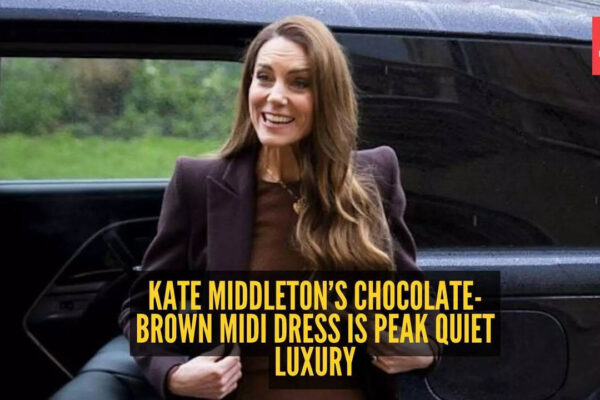 Why Kate Middleton’s brown midi dress looks so rich and timeless