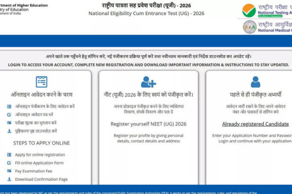 NEET UG 2026 registrations begin at neet.nta.nic.in; check eligibility, direct link here