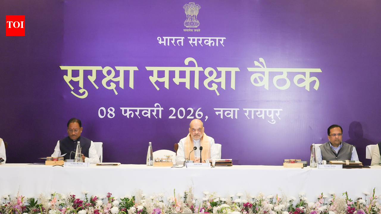 ‘Naxalism will be completely eradicated by March 31’: Amit Shah after Raipur security review NEW DELHI: Union home minister Amit Shah on Sunday said the Centre’s strategy against Left-Wing Extremism has started delivering clear results and asserted that Naxalism will be fully eradicated before March 31. He made the remarks after chairing a high-level security review meeting in Raipur, weeks ahead of the government’s stated deadline.Sharing details of the meeting on X, Shah said a mix of security-focused operations, infrastructure expansion, disruption of Maoist funding channels and an effective surrender policy had significantly weakened the insurgency.“Today in Raipur, I held a review meeting with the Chhattisgarh government and officials on anti-Naxal operations. The security-centric strategy, infrastructure development, targeting of the Naxal financial network and the surrender policy have yielded positive results, and Naxalism will be completely eradicated before March 31,” Shah wrote.Top central and state officials attend reviewThe meeting, held at a hotel in Nava Raipur Atal Nagar, was attended by Chhattisgarh chief minister Vishnu Deo Sai, deputy chief minister Vijay Sharma, the Union home secretary, the director of the Intelligence Bureau and the special secretary (internal security) in the ministry of home affairs.Senior security leadership was also present, including the directors general of the CRPF, BSF, ITBP and the NIA. Top police officials from Chhattisgarh, Odisha, Maharashtra, Jharkhand and Telangana also took part in the discussions.Chhattisgarh’s Bastar region, which includes seven districts and shares borders with Maharashtra, Telangana, Andhra Pradesh and Odisha, has traditionally been regarded as the strongest base of Maoist activity.However, intensified anti-Naxal operations over the past few years have considerably weakened the movement in the region, according to officials.Encounters, arrests and surrenders since 2024Since January 2024, security forces have made major gains in Chhattisgarh. More than 500 Naxalites have been killed in encounters, including senior CPI (Maoist) leader and general secretary Nambala Keshava Rao, also known as Basavaraju, according to police data cited by news agency PTI.During the same period, around 1,900 Naxalites were arrested and over 2,500 surrendered in the state, highlighting what the Centre describes as the combined impact of sustained operations and rehabilitation measures.About the AuthorTOI News DeskThe TOI News Desk comprises a dedicated and tireless team of journalists who operate around the clock to deliver the most current and comprehensive news and updates to the readers of The Times of India worldwide. With an unwavering commitment to excellence in journalism, our team is at the forefront of gathering, verifying, and presenting breaking news, in-depth analysis, and insightful reports on a wide range of topics. The TOI News Desk is your trusted source for staying informed and connected to the ever-evolving global landscape, ensuring that our readers are equipped with the latest developments that matter most.”Read MoreEnd of ArticleFollow Us On Social MediaVideos‘1.25 Crore Hindus In Bangladesh’: RSS Chief Mohan Bhagwat Issues Big Unity CallUkraine to Gaza: Malaysia PM Anwar Ibrahim hails PM Modi’s unwavering global peace pushGogoi’s wife Elizabeth worked for Pakistani agent Ali Tauqeer Sheikh: Assam CM Himanta Biswa Sarma‘India’s Stand on Terrorism Is Clear’: PM Modi Speaks Firmly During Malaysia Visit”Strategic Ties And Trade Strengthened”: PM Modi Exchanges MoUs With Malaysian PM’Reasons For Reducing Russian Oil Imports Are…’ Foreign Expert Explains India-US Trade FrameworkIndia Reiterates Energy Security Priority, Signals Russia Oil Imports Will ContinueGhaziabad Sisters’ Deaths: Father’s Three Marriages Add Twist To Probe“Deal Favours US farmers” Opposition Attacks India-US Trade FrameworkFrom Tamil Pride To Global Trust: How PM Modi Used Culture To Reset India-Malaysia Relations123PhotostoriesPM Narendra Modi’s Panch Prana goal and the role of Shatavari and it’s importance in traditional Indian kitchens7 warning signs of structural defects every homeowner should know‘The Fame Game’, ‘Mrs. Deshpande’, ‘Maa Behen’: Madhuri Dixit Nene’s evolving OTT journeyBengaluru–coastal Karnataka to get Vande Bharat boost: What we knowBengaluru’s Hebbal flyover makeover speeds up daily commute: See how traffic flow has improvedTop 5 real estate hotspots in Ahmedabad, Gujarat in 2026THIS Dev Anand masterpiece had a parallel English version that vanished for over four decades – All you need to knowIndian Railways almost fully electric: How it compares with Switzerland, China and Japan8 interesting ways to use leftover rajma for lunchJaideep Ahlawat birthday special: ‘Paatal Lok’, ‘The Family Man 3’, ‘Jewel Thief’, ‘Maharaj’ — ranking his most powerful OTT performances123Hot PicksBudget 2026Gold Silver PricesParliament Budget SessionGCC Unified Visa 2026Income Tax CalculatorPublic holidays February 2026Bank Holidays februaryTop TrendingIndia vs USA LiveCooper Kupp WifeKayla NicoleSuper Bowl LX TicketOliver RowlandJustin GaethjeLIV GolfLiam Paro vs Paddy Donovan Net WorthWinter Olympics 2026NBA Trade Update
