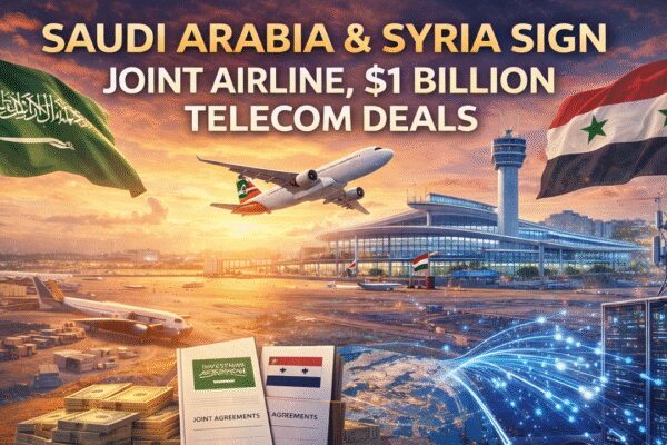  billion for Syria’s Internet? Saudi Arabia’s historic telecom deal SilkLink, new joint airline push explained