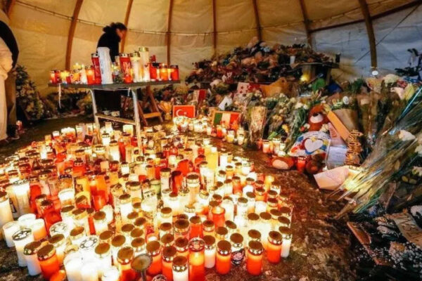From remembrance to ashes: Memorial for 41 victims of Swiss nightclub fire goes up in flames