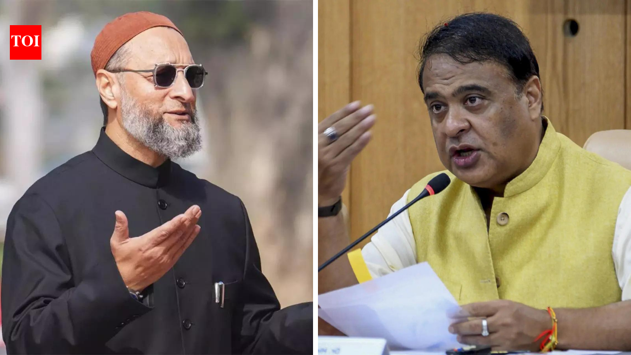 NEW DELHI: All India Majlis-e-Ittehadul Muslimeen (AIMIM) chief Asaduddin Owaisi on Sunday launched a broadside against Assam chief minister Himanta Biswa Sarma over a video posted by the BJP showing Sarma taking a “point-blank shot” at two individuals identified as minorities.During a rally at Telangana’s Zaheerabad, Owaisi accused the Assam chief minister of spreading hate against the Muslim community and added that the AIMIM would soon lodge a police complaint over the video.“If you think that communalism has ended, remember, no matter who comes to power, the poison of communalism persists. And the remedy, the antidote for the poison of communalism, is that you make the representatives of the Majlis successful. You see that in the country, the chief minister of Assam makes a video where he has a gun in his hand. And he fires a bullet. The bullet hits a person wearing a beard and a cap,” Owaisi said.“Tell me, he is the chief minister of Assam from the BJP. He posts a video from the BJP’s social media. Majlis-e-Ittehadul Muslimeen strongly condemns that video. And Majlis-e-Ittehadul Muslimeen, God willing, will also file a complaint with the police against it, so that a case can be registered against the chief minister of Assam. They are working to spread religious hatred against Muslims,” he added.This comes after the BJP Assam unit posted a video on X showing Sarma purportedly aiming a rifle at two people, one wearing a skull cap and another with a beard. The video was deleted after receiving backlash.Earlier, Owaisi had slammed Sarma over his controversial remarks on “troubling Miya Muslims”, calling them unconstitutional and divisive.Owaisi mocked the chief minister, saying, “I want to give you Rs 2 as alms,” and accused him of reducing constitutional governance to prejudice and intimidation. In a lengthy response, Owaisi said India’s Constitution guarantees equality and non-discrimination, regardless of religion or community.“The Constitution says all are equal. No discrimination should be done, whether it is a chief minister or anyone else,” he said.Owaisi alleged that Bengali-speaking Muslims in Assam were being scapegoated for issues ranging from migration to rising prices.“If vegetable prices increase in Assam, Miya Muslims are blamed. If someone wants to vote, they are told to go to Bangladesh,” he said, adding that such rhetoric amounted to targeting a community for political gain.The AIMIM leader’s remarks came after Sarma made statements encouraging action against “Miya Muslims” in Assam.Sarma said, “Trouble the Miya Muslims by any means. If they face trouble, they will go from Assam… We are directly against the Miya Muslims. We are not hiding anything.”The comments triggered a political storm in the election-bound northeastern state, with opposition parties accusing the BJP of resorting to communal polarisation to consolidate votes.The BJP, however, has long maintained that its focus in Assam is on addressing illegal immigration and protecting indigenous rights. Bengali-speaking Muslims have frequently been labelled “illegal infiltrators” in political discourse, an issue that has remained central to Assam’s electoral politics.About the AuthorTOI News DeskThe TOI News Desk comprises a dedicated and tireless team of journalists who operate around the clock to deliver the most current and comprehensive news and updates to the readers of The Times of India worldwide. With an unwavering commitment to excellence in journalism, our team is at the forefront of gathering, verifying, and presenting breaking news, in-depth analysis, and insightful reports on a wide range of topics. The TOI News Desk is your trusted source for staying informed and connected to the ever-evolving global landscape, ensuring that our readers are equipped with the latest developments that matter most.”Read MoreEnd of ArticleFollow Us On Social MediaVideosIndia, Canada Agree On Security And Law Enforcement Work Plan After NSA Doval’s Ottawa Visit‘Few Political Elements Trying To Distort’: Goyal Explains India-US Trade Deal, Slams Opposition‘India Has A Preference Over…’: Piyush Goyal On US Trade Deal, Trump’s ‘Russian Oil’ Claim‘Embarrassed Himself’: Gaurav Gogoi Slams Assam CM Himanta Sarma Over ‘Pakistan Links’ Allegation‘1.25 Crore Hindus In Bangladesh’: RSS Chief Mohan Bhagwat Issues Big Unity CallUkraine to Gaza: Malaysia PM Anwar Ibrahim hails PM Modi’s unwavering global peace pushGogoi’s wife Elizabeth worked for Pakistani agent Ali Tauqeer Sheikh: Assam CM Himanta Biswa Sarma‘India’s Stand on Terrorism Is Clear’: PM Modi Speaks Firmly During Malaysia Visit”Strategic Ties And Trade Strengthened”: PM Modi Exchanges MoUs With Malaysian PM’Reasons For Reducing Russian Oil Imports Are…’ Foreign Expert Explains India-US Trade Framework123PhotostoriesWeekly Cosmic Messages From February 9 to February 15, 2026 According To Your Birth DateFrom Ranbir Kapoor-Alia Bhatt to Kiara Advani-Siddharth Malhotra: Bollywood stars who fell for their co-star and their journey8 practical ways to prevent damage during home renovationCute 3-letter baby names for your little one10 old-fashioned baby names making the cutest comeback5 Vastu-approved plants you should bring home today for prosperity5 effective ways to keep spiders away from your home and garden (third is a magical remedy!)Top 6 cheapest destinations to travel in India in 20268 types of kadhi from across India to try for lunchScarlett Johansson net worth: Inside the USD 165 million fortune of Marvel’s ‘Black Widow’ star123Hot PicksBudget 2026Gold Silver PricesParliament Budget SessionGCC Unified Visa 2026Income Tax CalculatorPublic holidays February 2026Bank Holidays februaryTop TrendingCooper Kupp WifeCardi BJames Pearce JrCoco JonesSuper Bowl PredictionsBad BunnyTom BradyRic FlairKayla NicoleNBA Trade Update