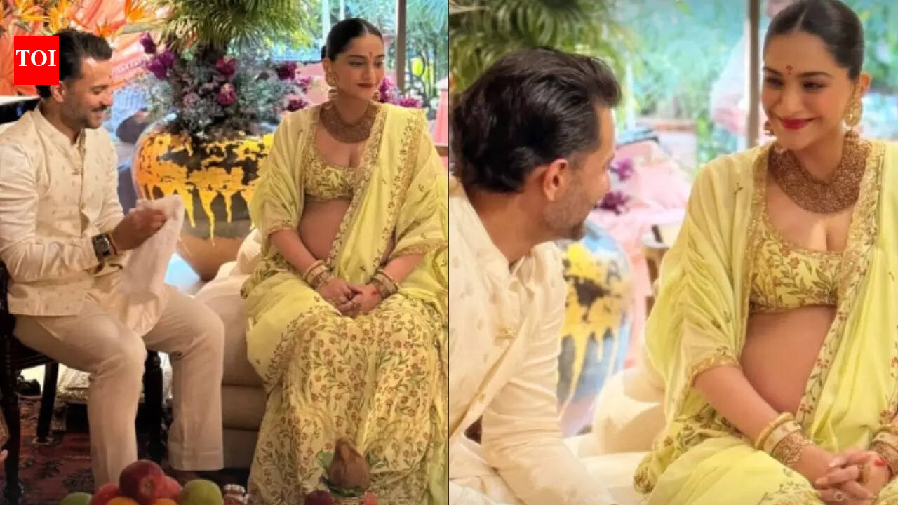 Sonam Kapoor shares INSIDE PICS from her Godh Bharai celebrations; host star-studded puja ceremony