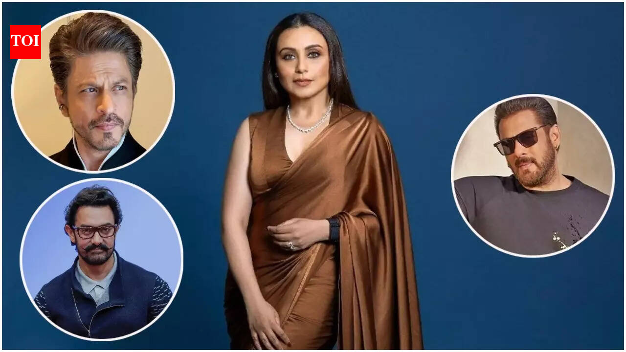 Rani Mukerji shares Aamir Khan is ‘serious’, Shah Rukh Khan is ‘sensitive’, and Salman Khan is ‘casual’ about work
