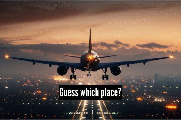 Guess which place: It has an airport runway crossing a public road |