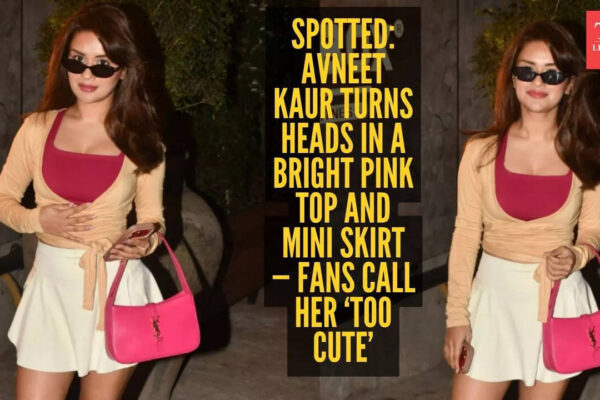 Avneet Kaur’s pink top + white skirt look is giving main character energy – paparazzi can’t look away