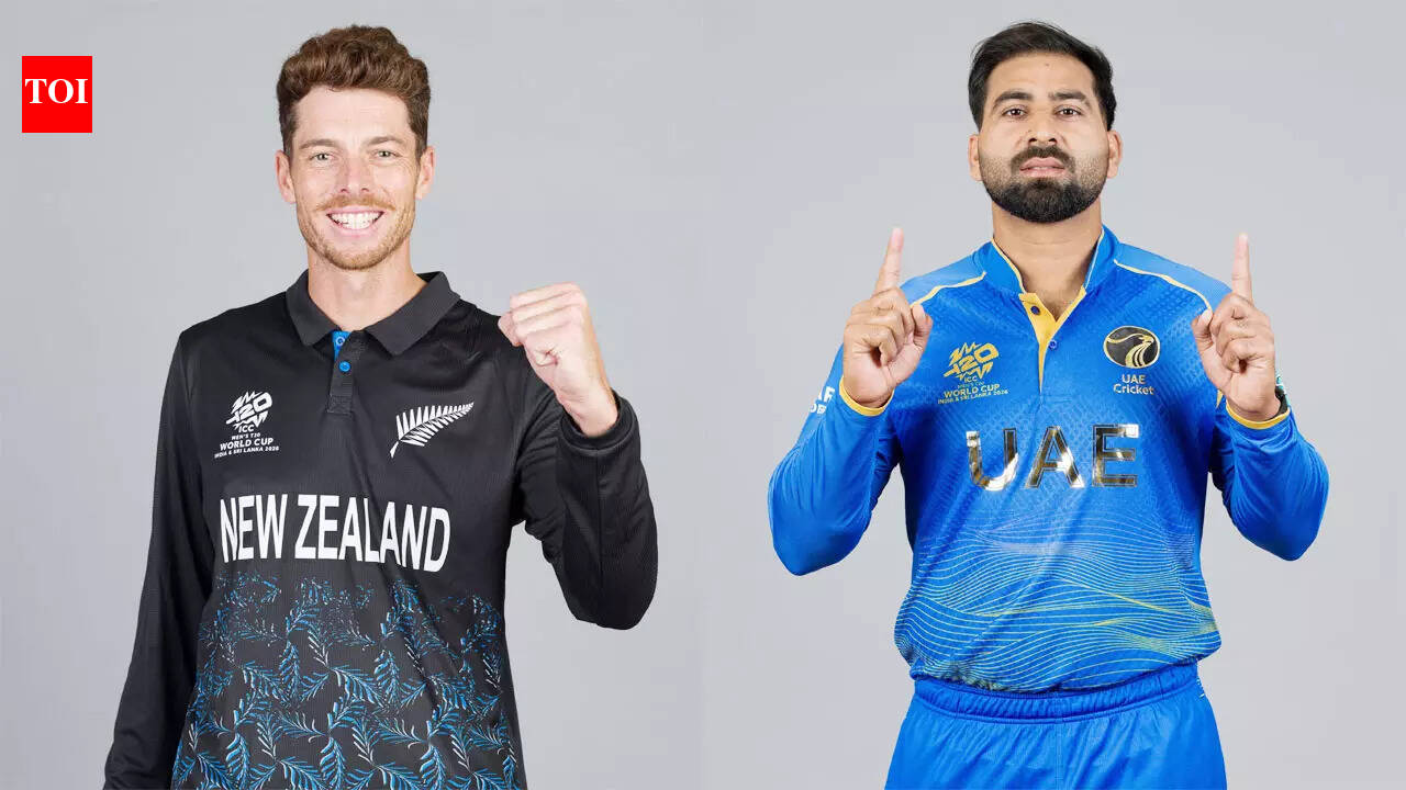United Arab Emirates 59/1 in 7.0 Overs | New Zealand vs UAE Live Score, T20 World Cup 2026: Jacob Duffy strikes early, removes Aryansh Sharma